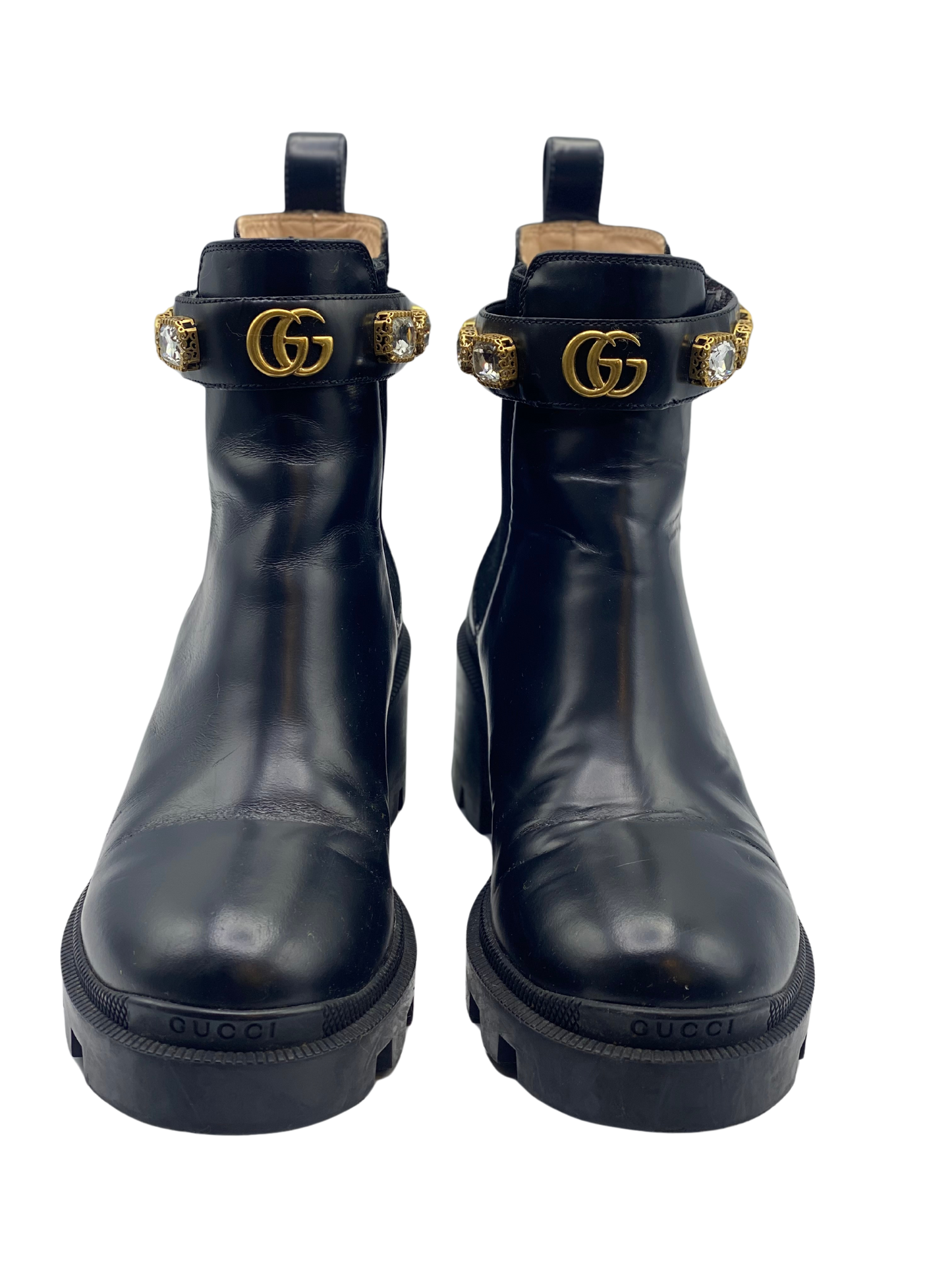 Botas Chunky Gucci GG Crystals (38.5)