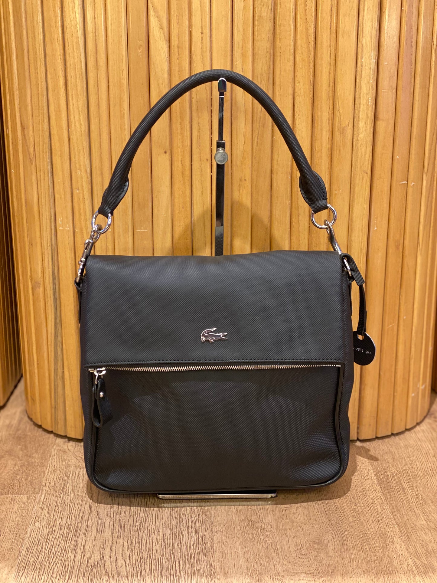 Cartera Lacoste Negra