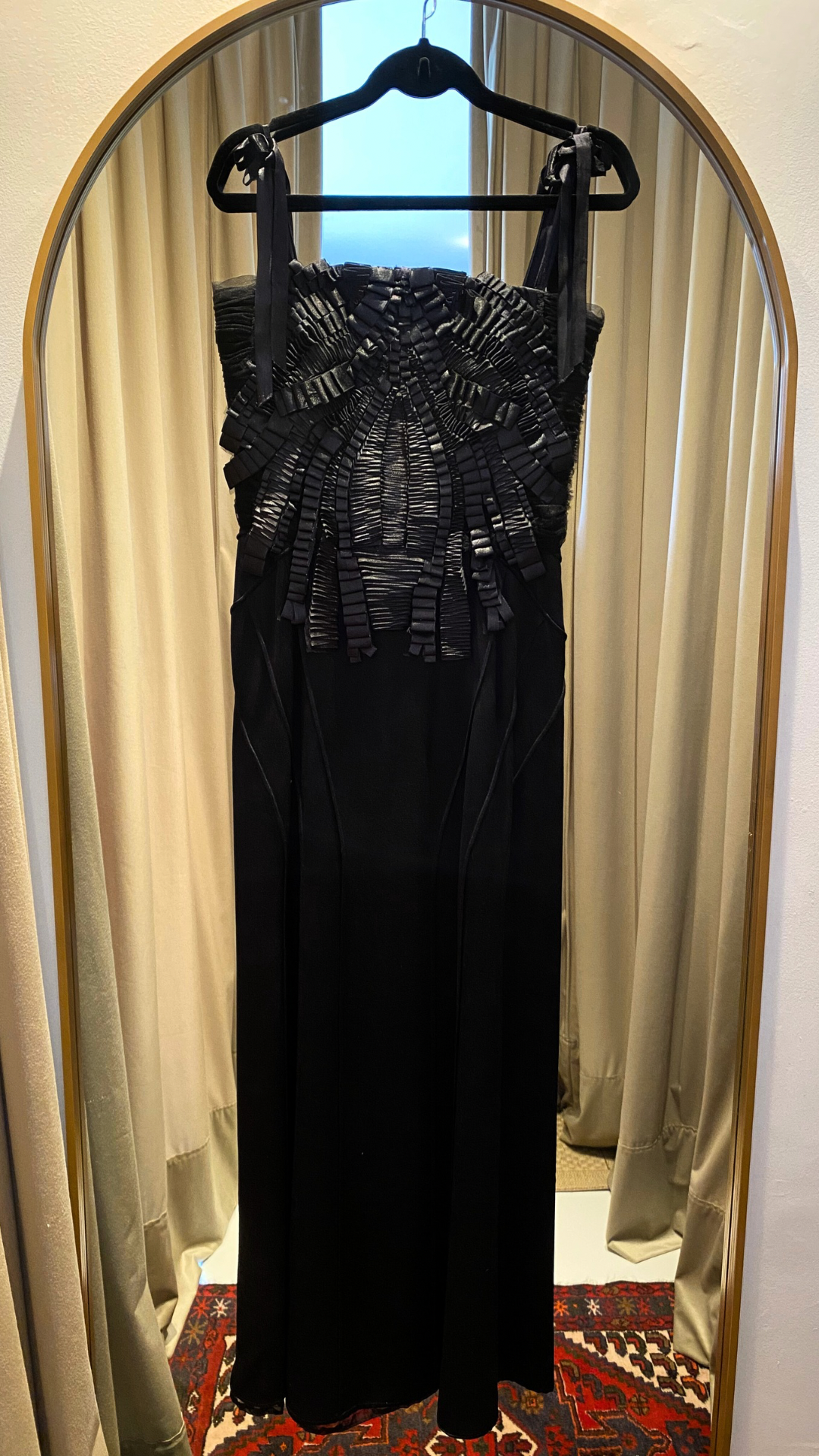 Vestido Negro Dolce & Gabanna (Talle M)