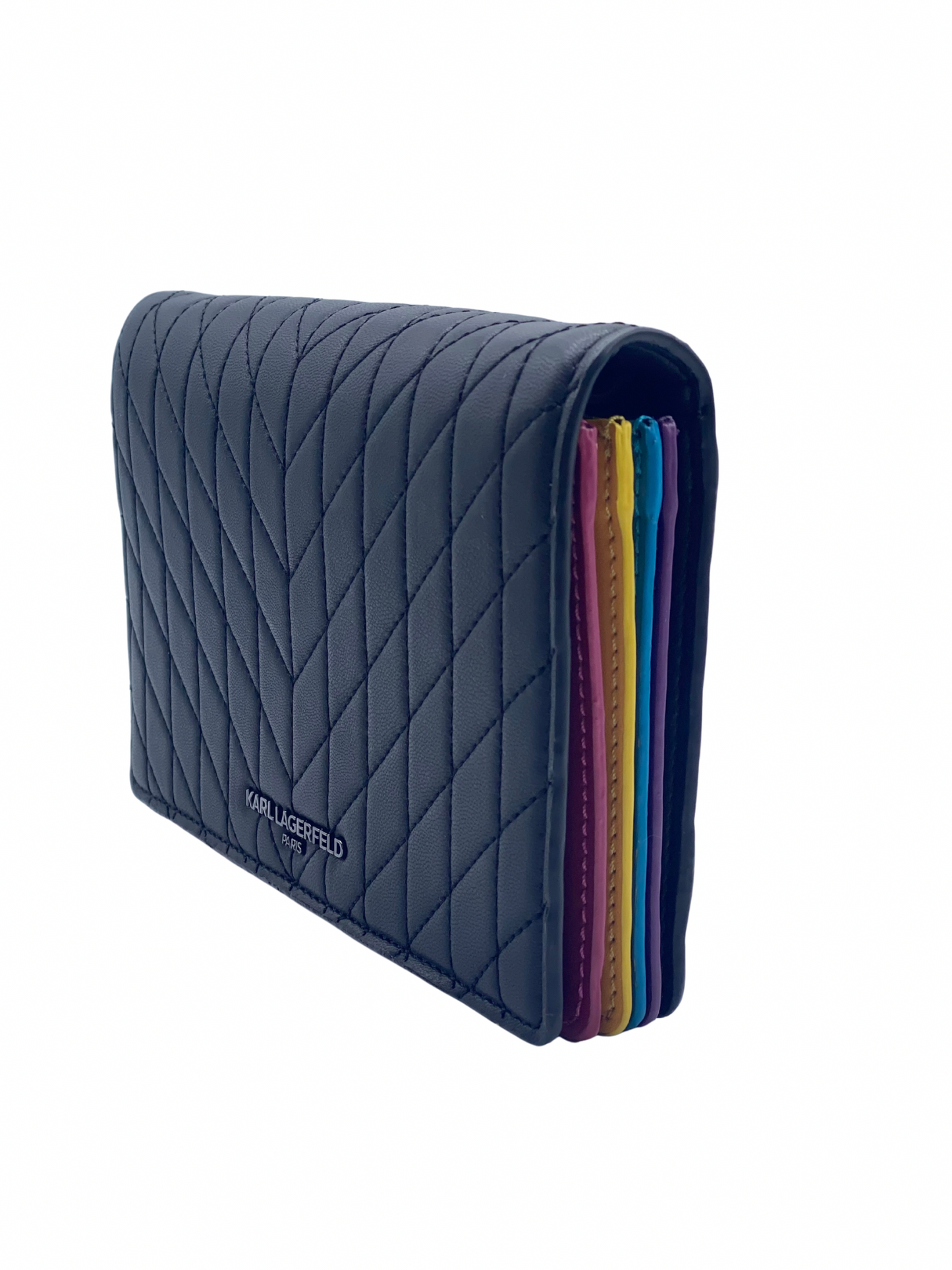 Bandolera Karl Lagerfeld Negra con Colores