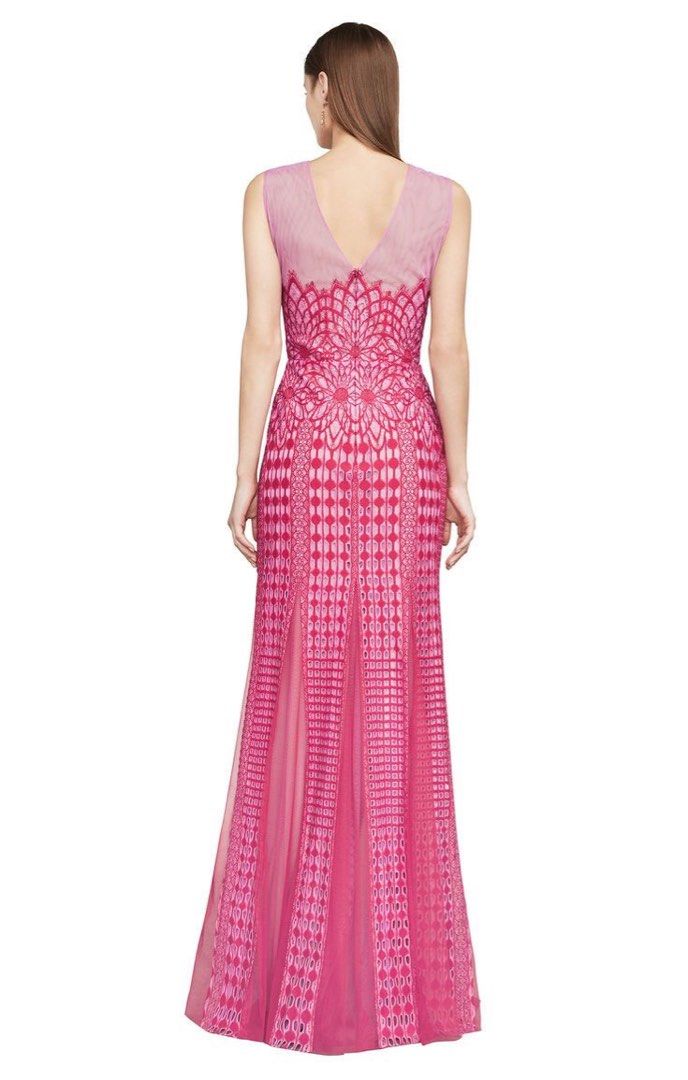 Vestido BCBG Max Azria Rosa (Talle M)