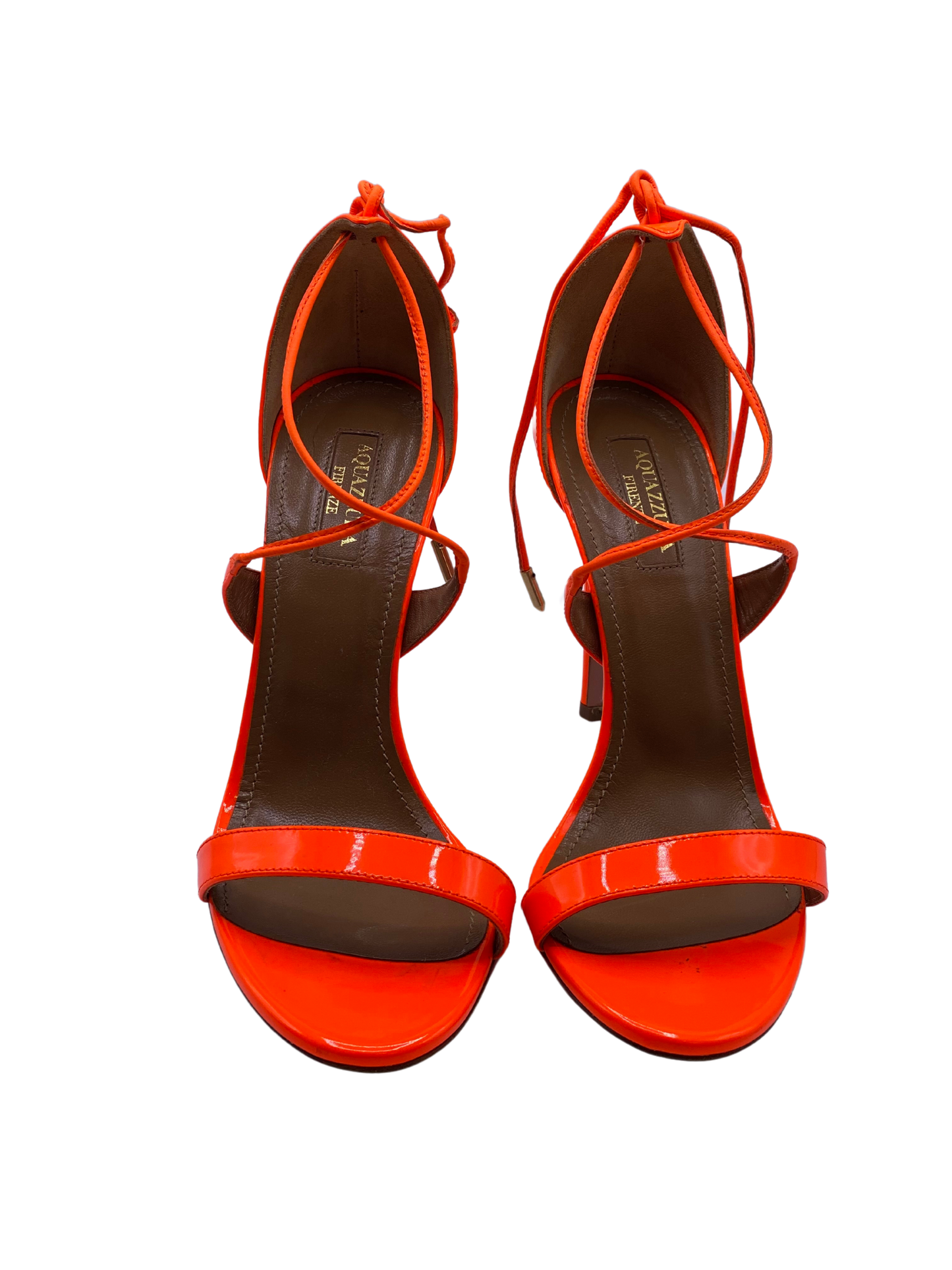 Sandalia Aquazzura Linda Neón (37)