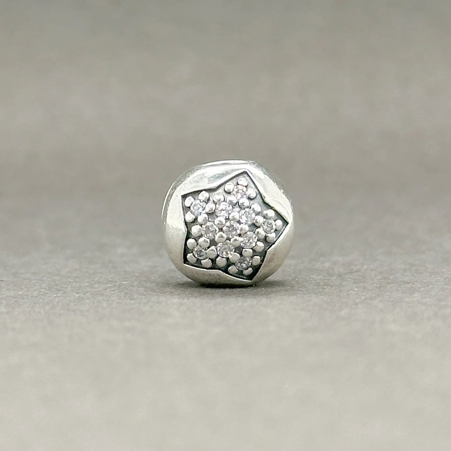 Charm Pandora Clip Pave Star