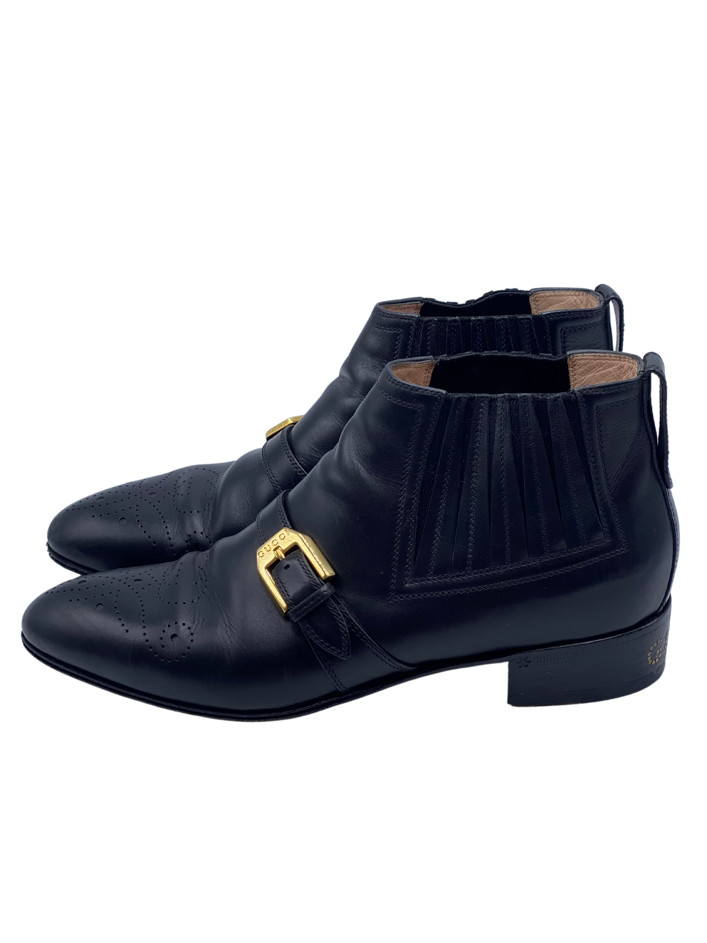 Botas Gucci G Brogue Western (38)