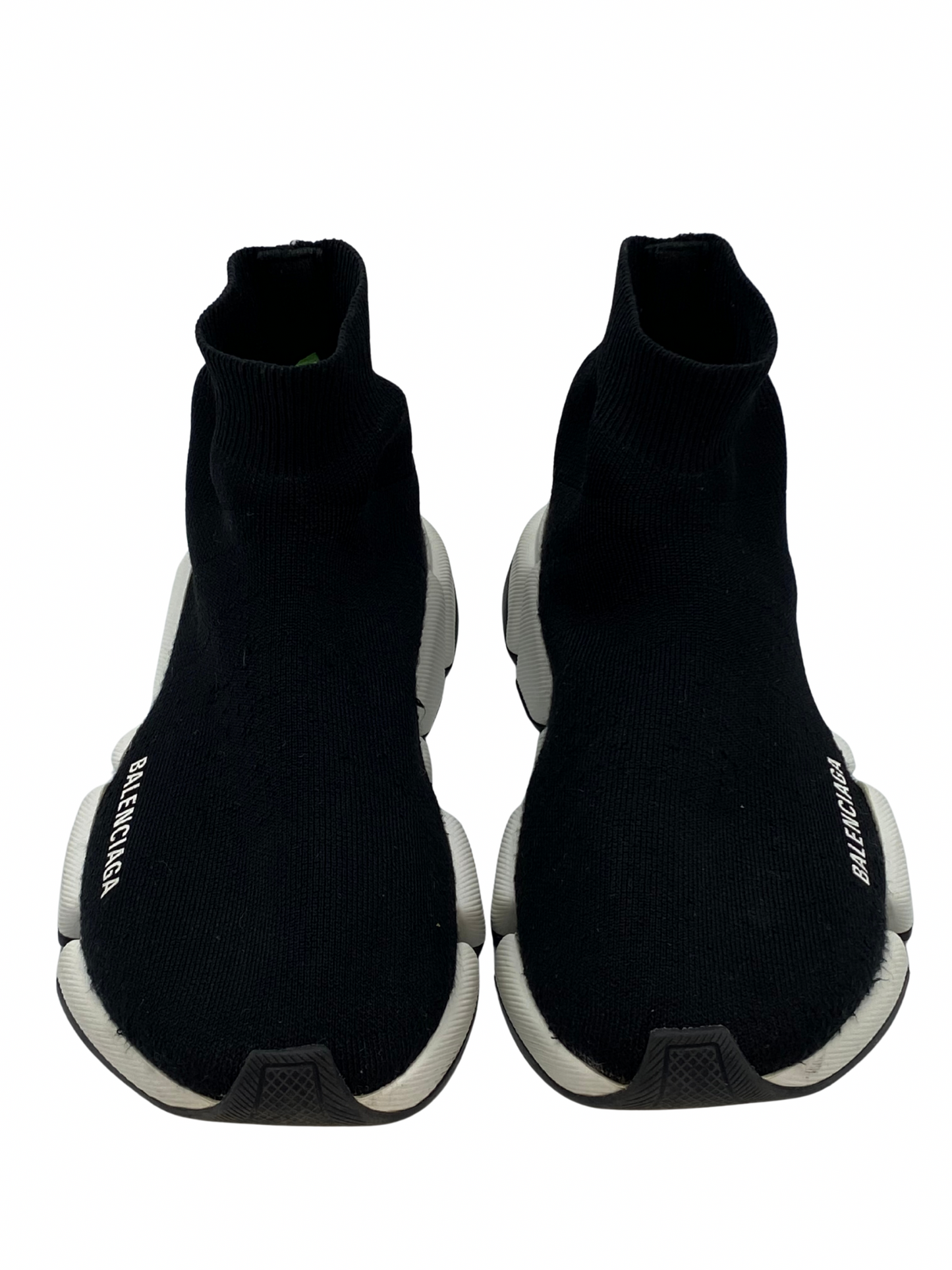 Zapatos Balenciaga Black Knit Speed Trainers (37)