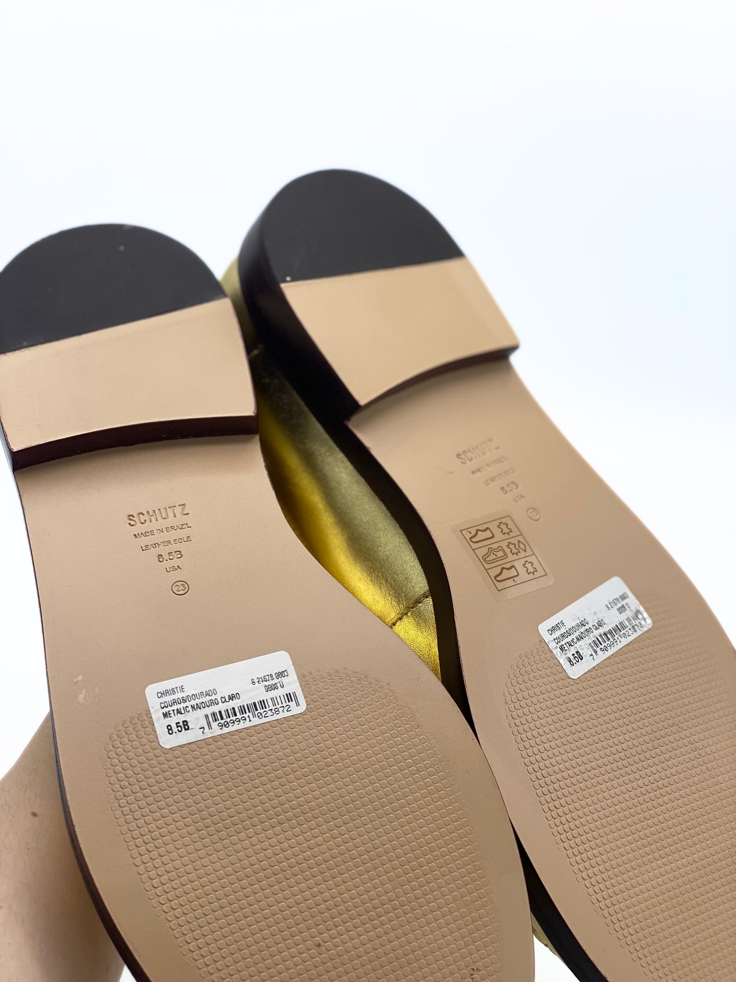 Mocasin Schutz Christie Metallic Leather (US 8.5)