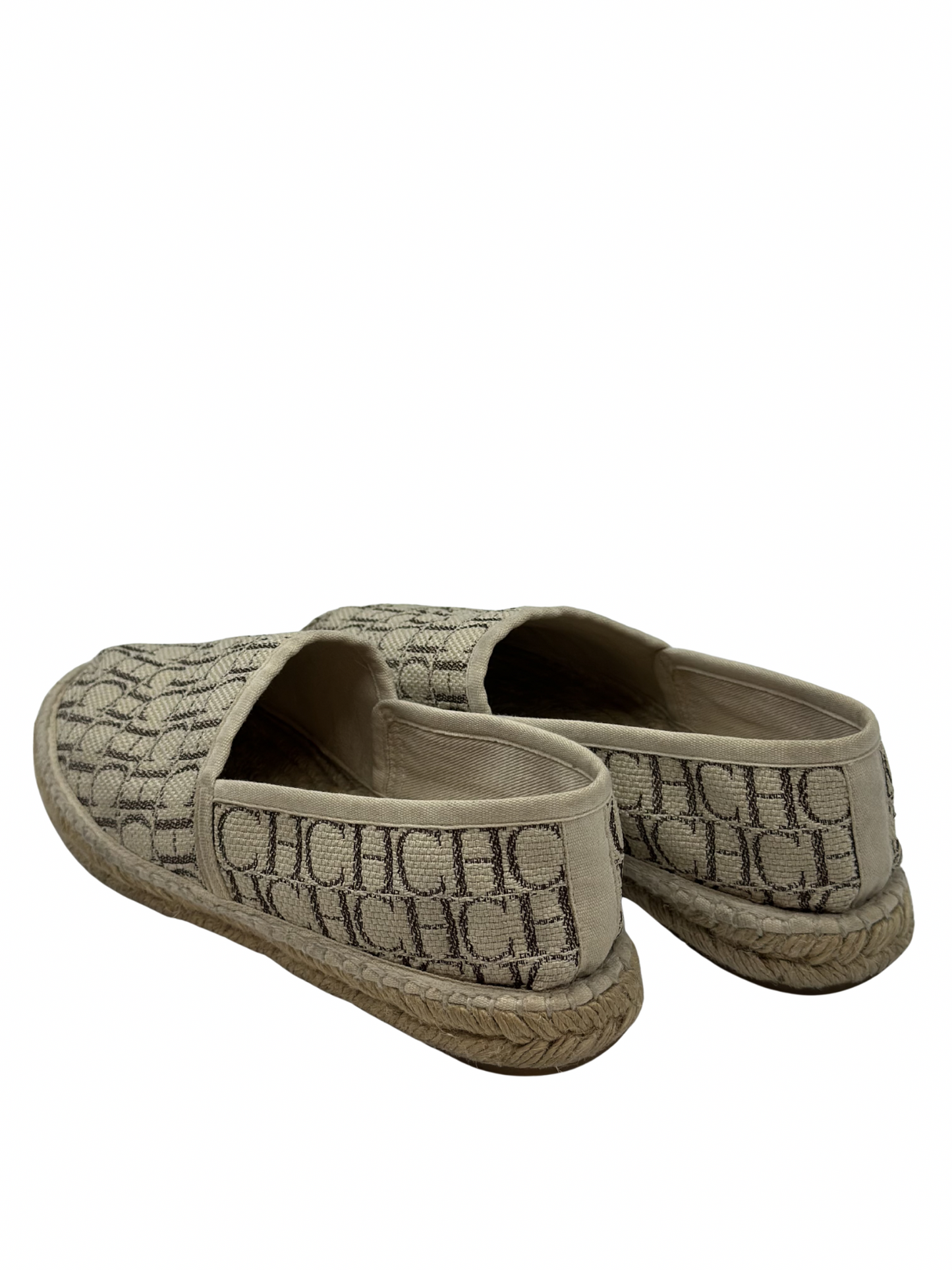 Alpargatas Beige Carolina Herrera Monogram (36)