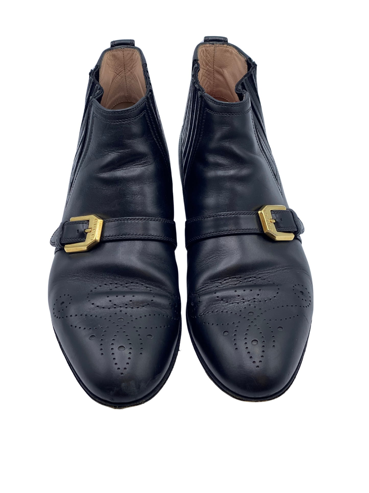 Botas Gucci G Brogue Western (38)