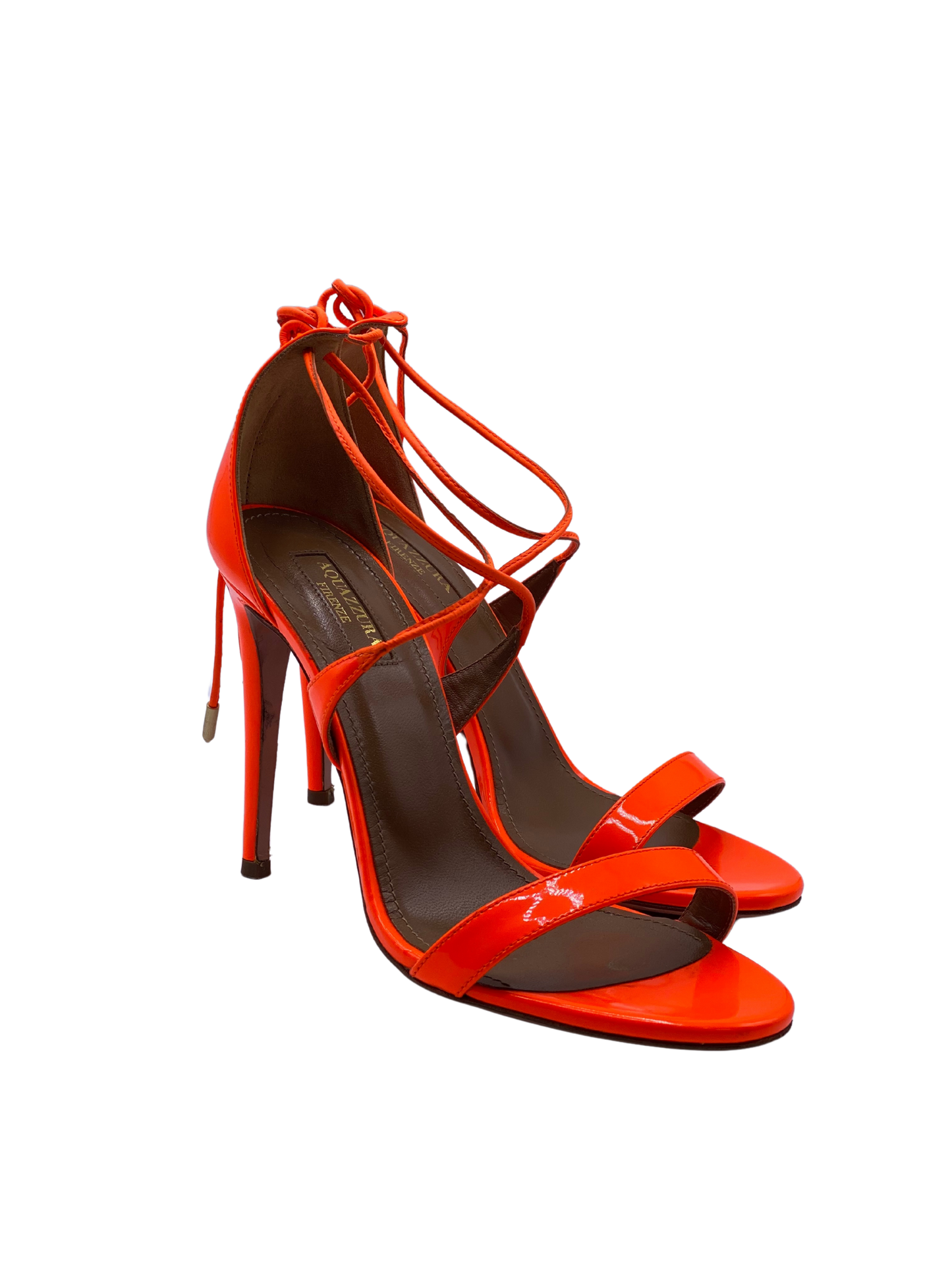 Sandalia Aquazzura Linda Neón (37)