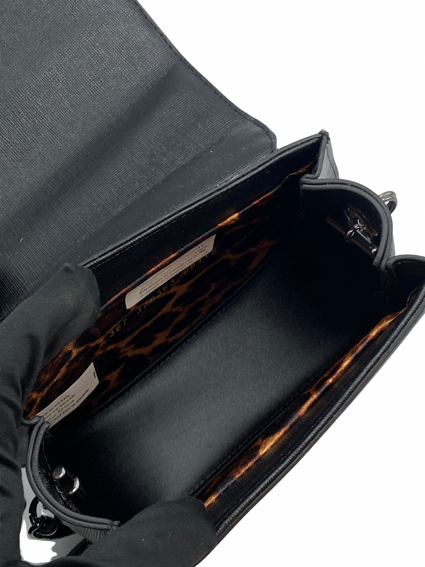 Bandolera Negra Brillante Cs Club
