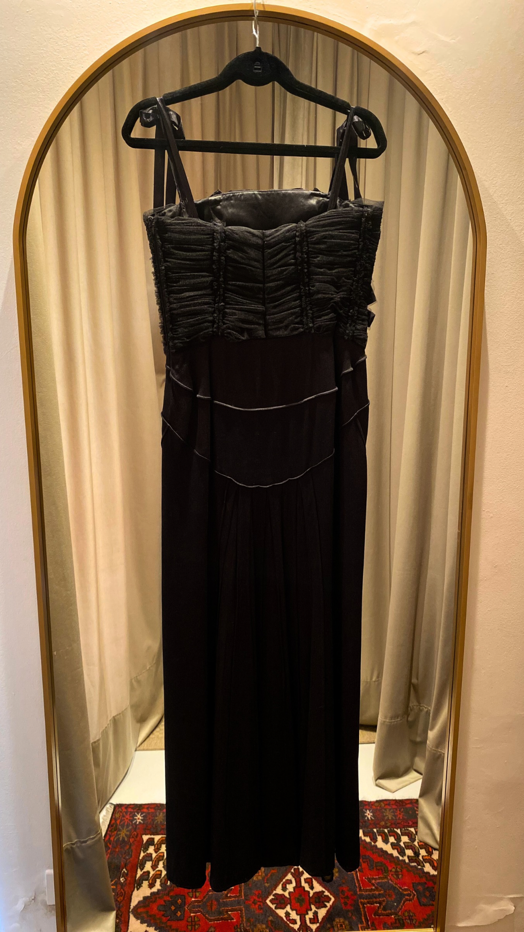 Vestido Negro Dolce & Gabanna (Talle M)