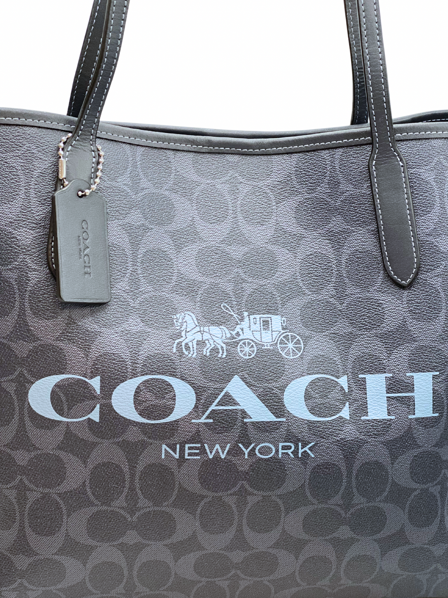 Cartera Azul Coach Tote Bag