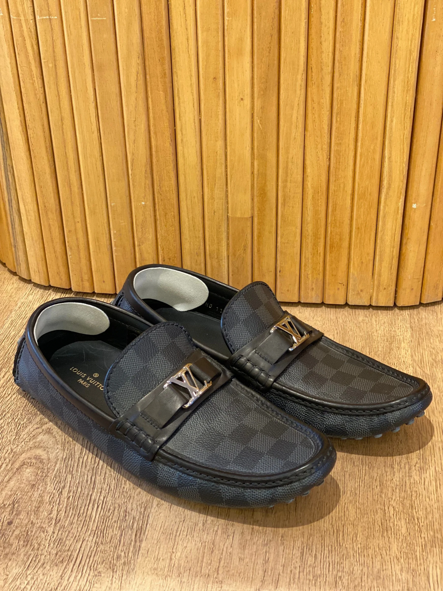 Mocasines Louis Vuitton Hockenheim Canvas Damier Graphite (7 MASC)