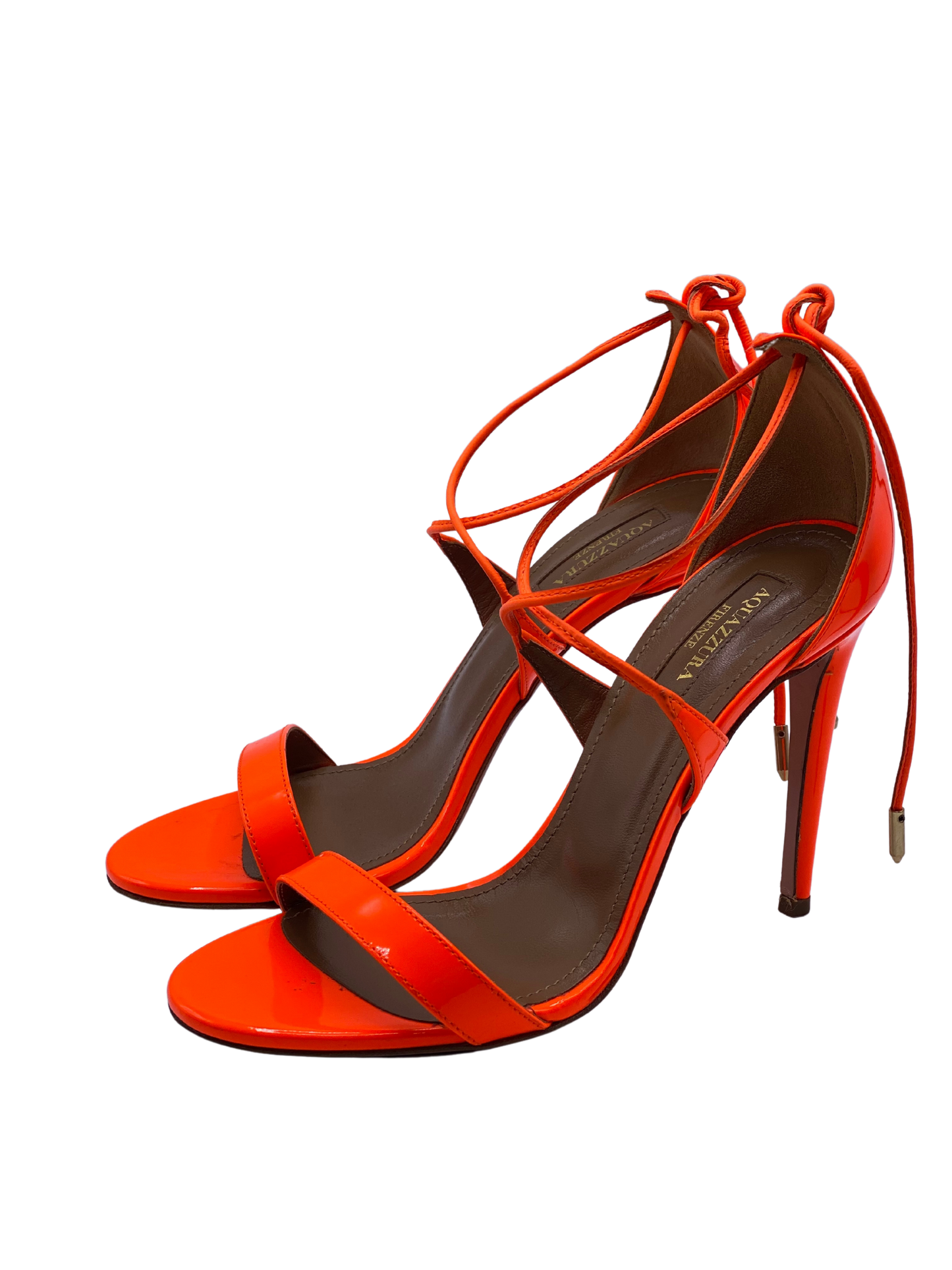 Sandalia Aquazzura Linda Neón (37)