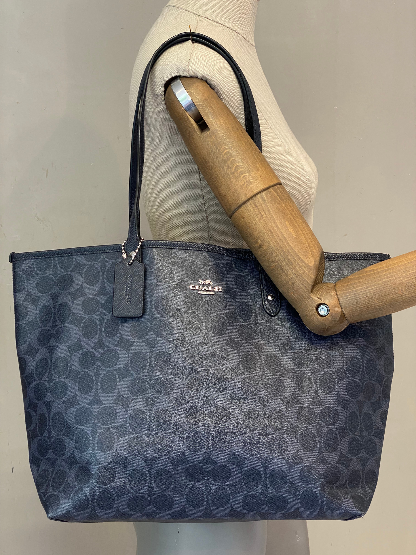 Cartera Coach Tote Bag Reversible