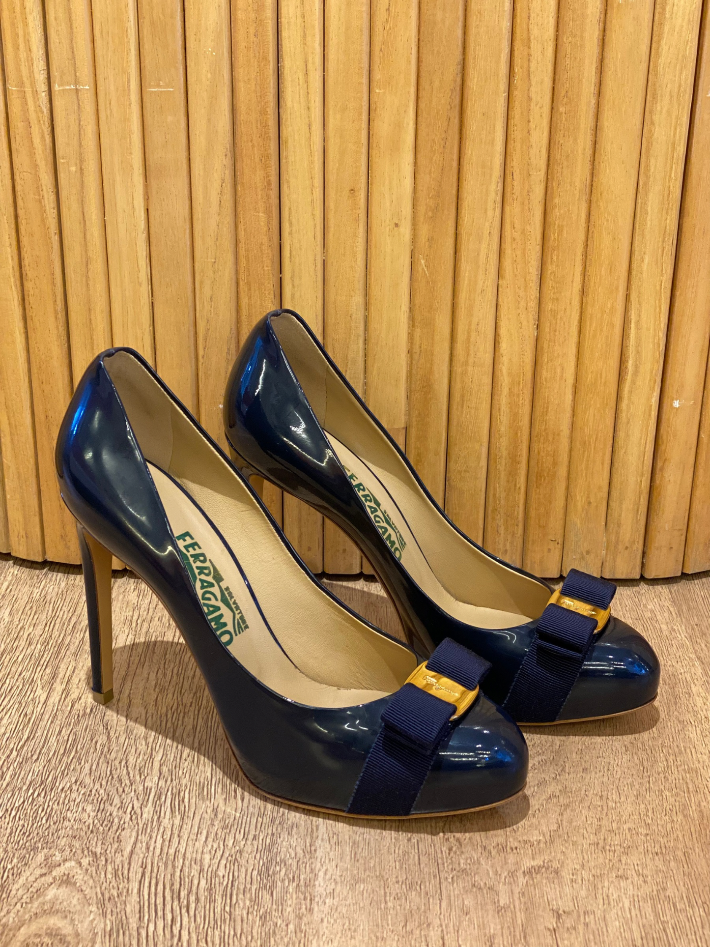 Pumps Salvatore Ferragamo Plum (9)