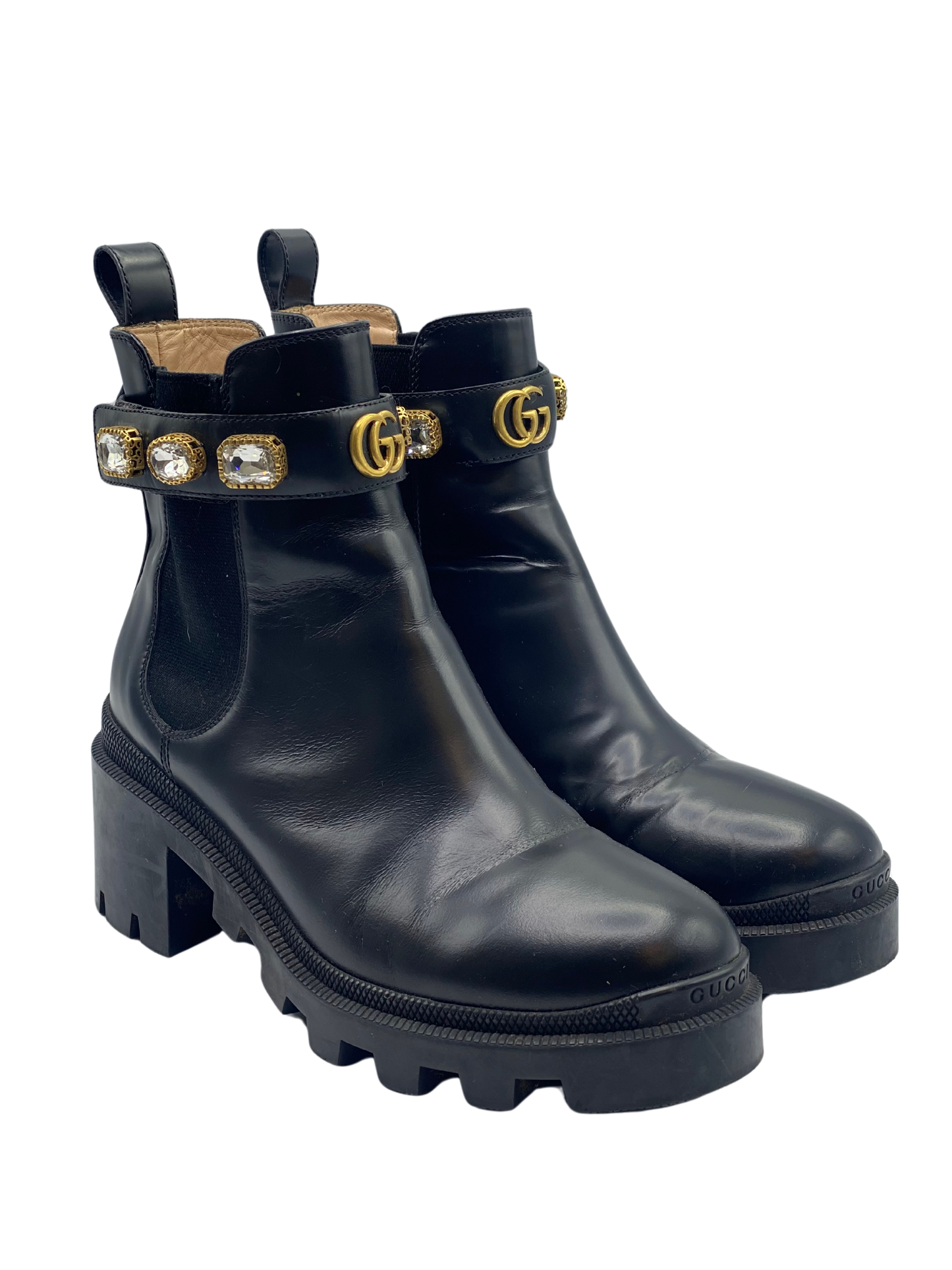 Botas Chunky Gucci GG Crystals (38.5)