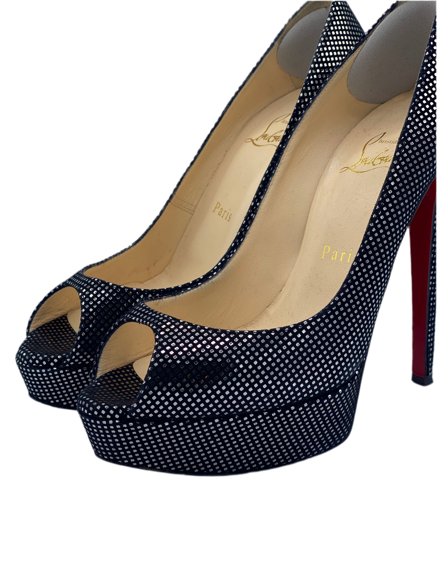Sandalia Christian Louboutin Banana Peep Toe (37.5)