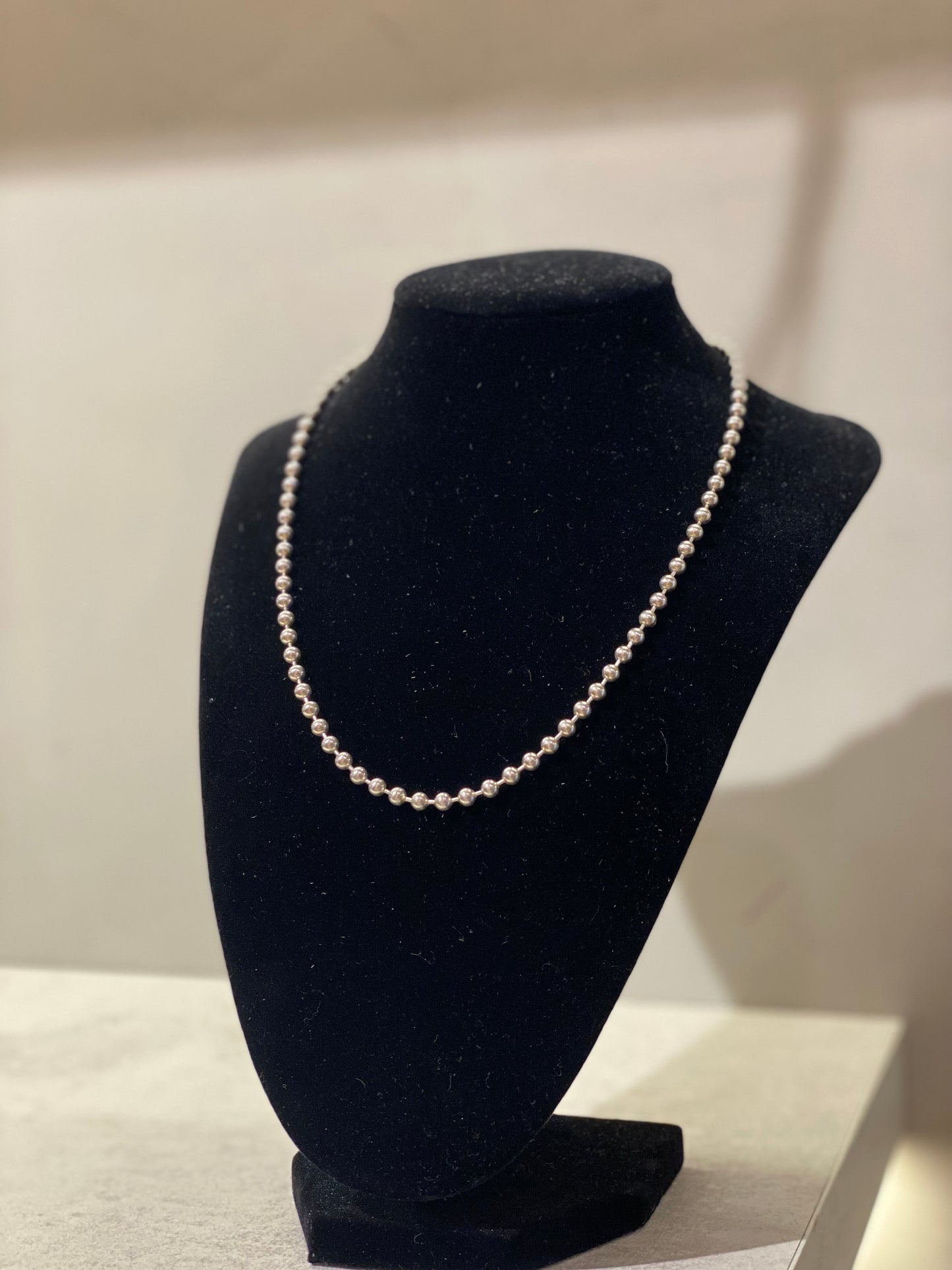 Cadena de Plata Tous con Bolitas 45 cm