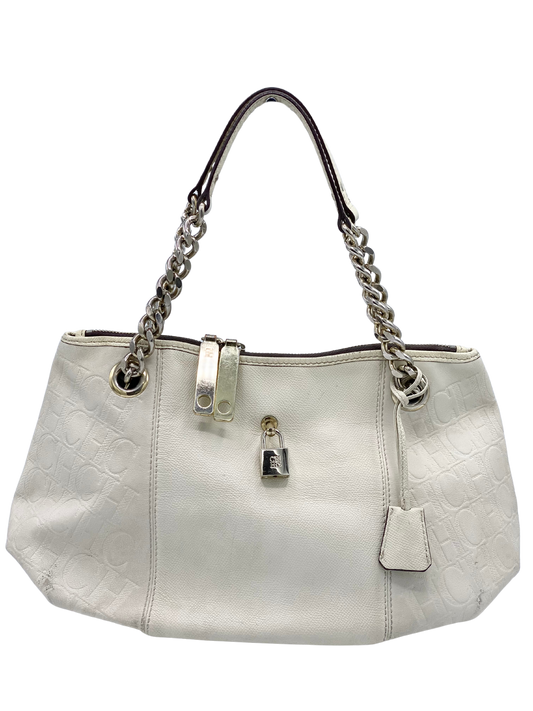 Cartera Carolina Herrera Shopper Locked Monogram