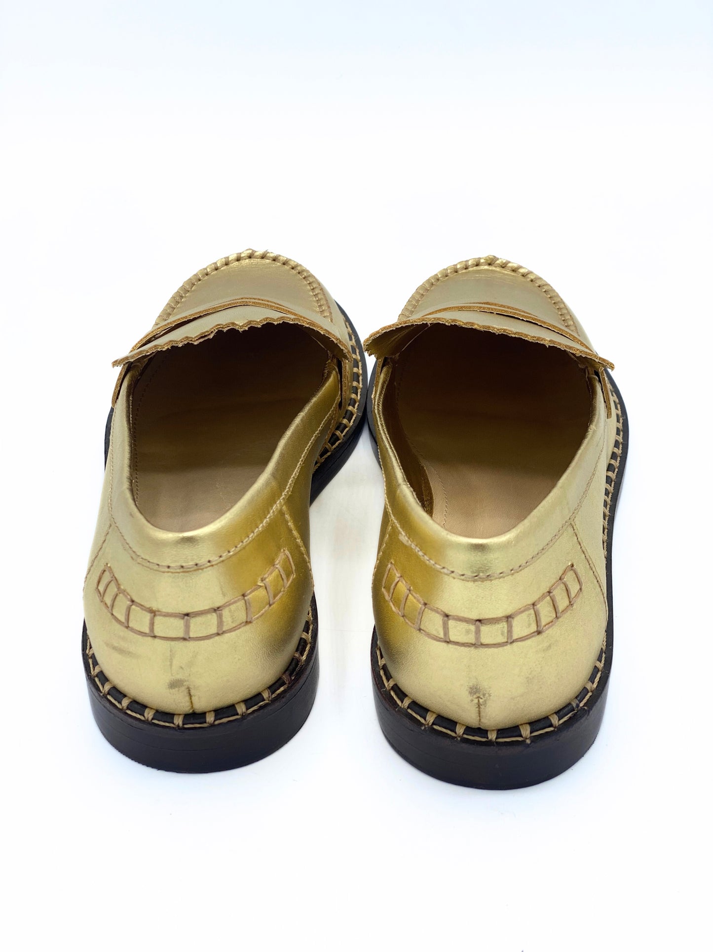 Mocasin Schutz Christie Metallic Leather (US 8.5)