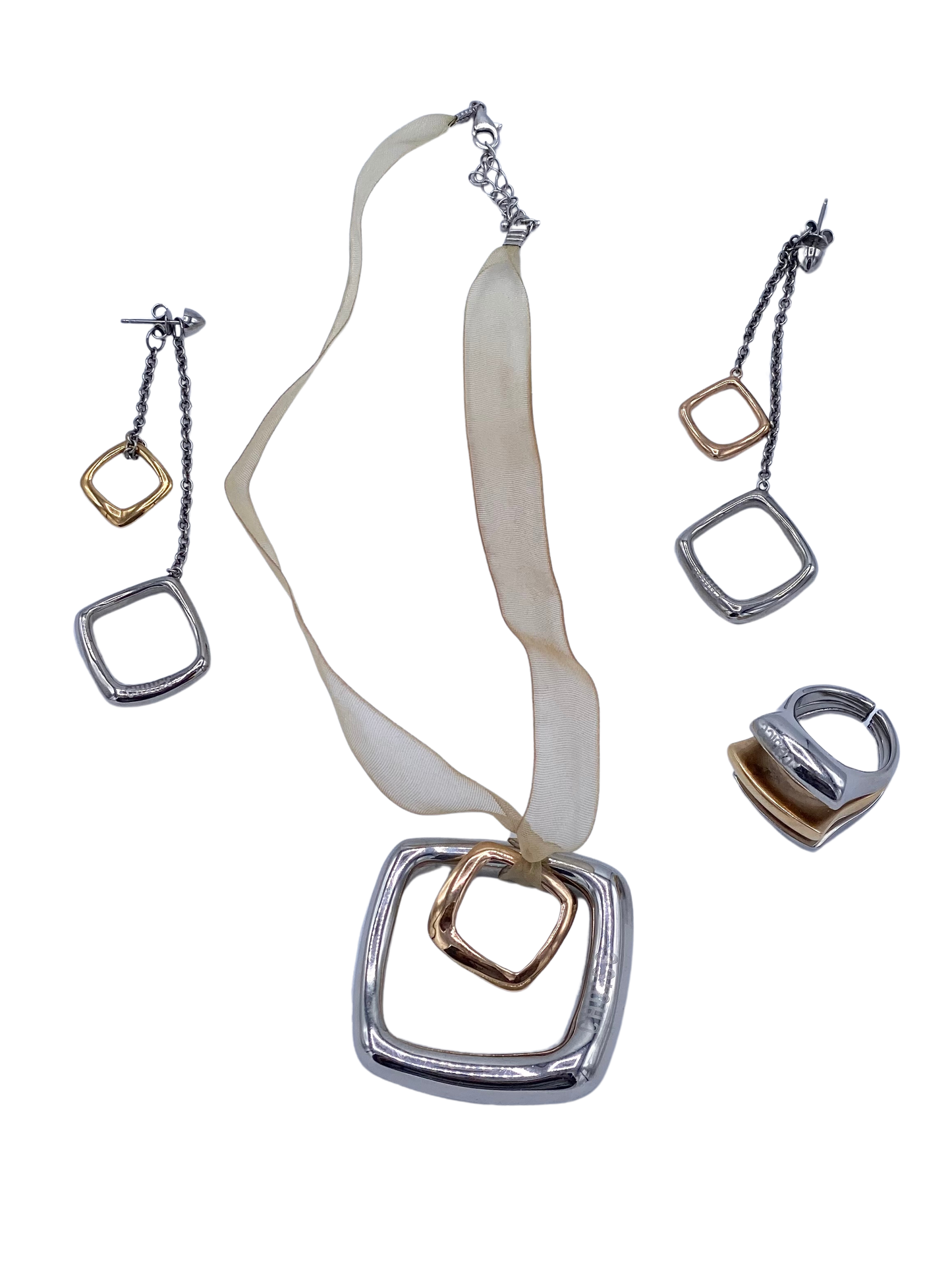 Set Cubos Bi Color Choice Jewels Turquía