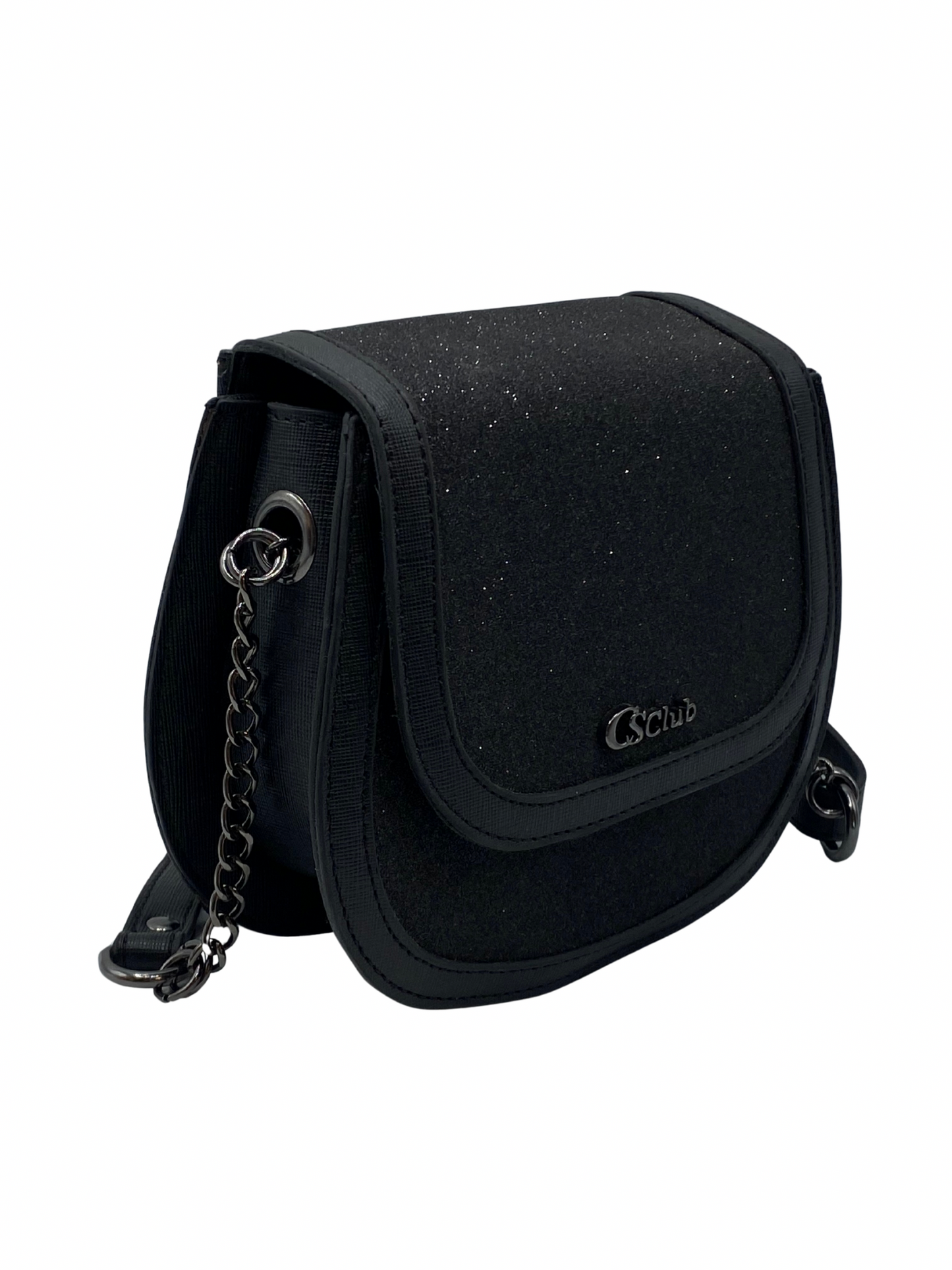 Bandolera Negra Brillante Cs Club