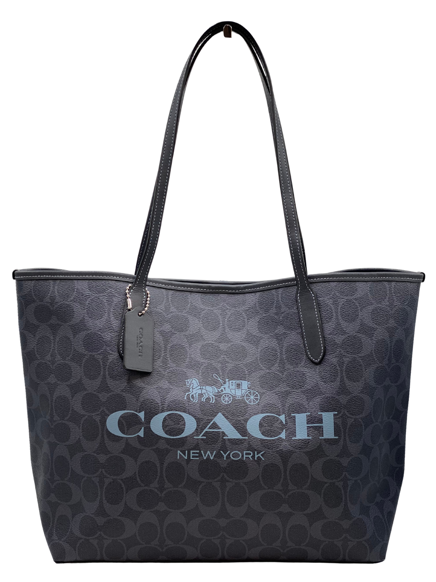 Cartera Azul Coach Tote Bag