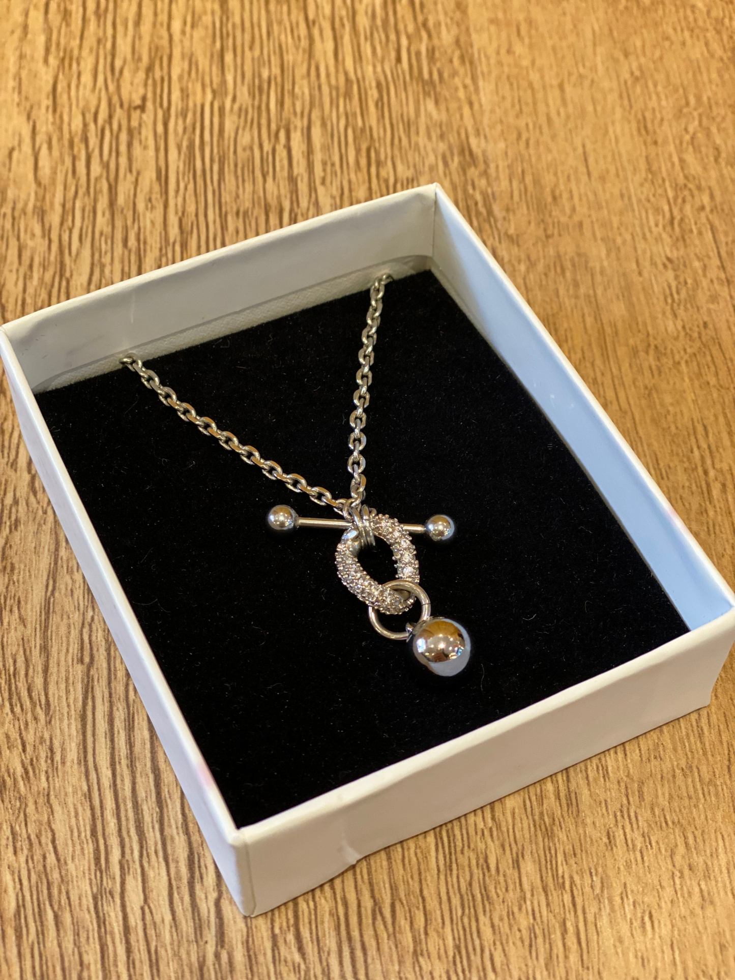 Collar Justin Clenquet Silver Gordon Choker