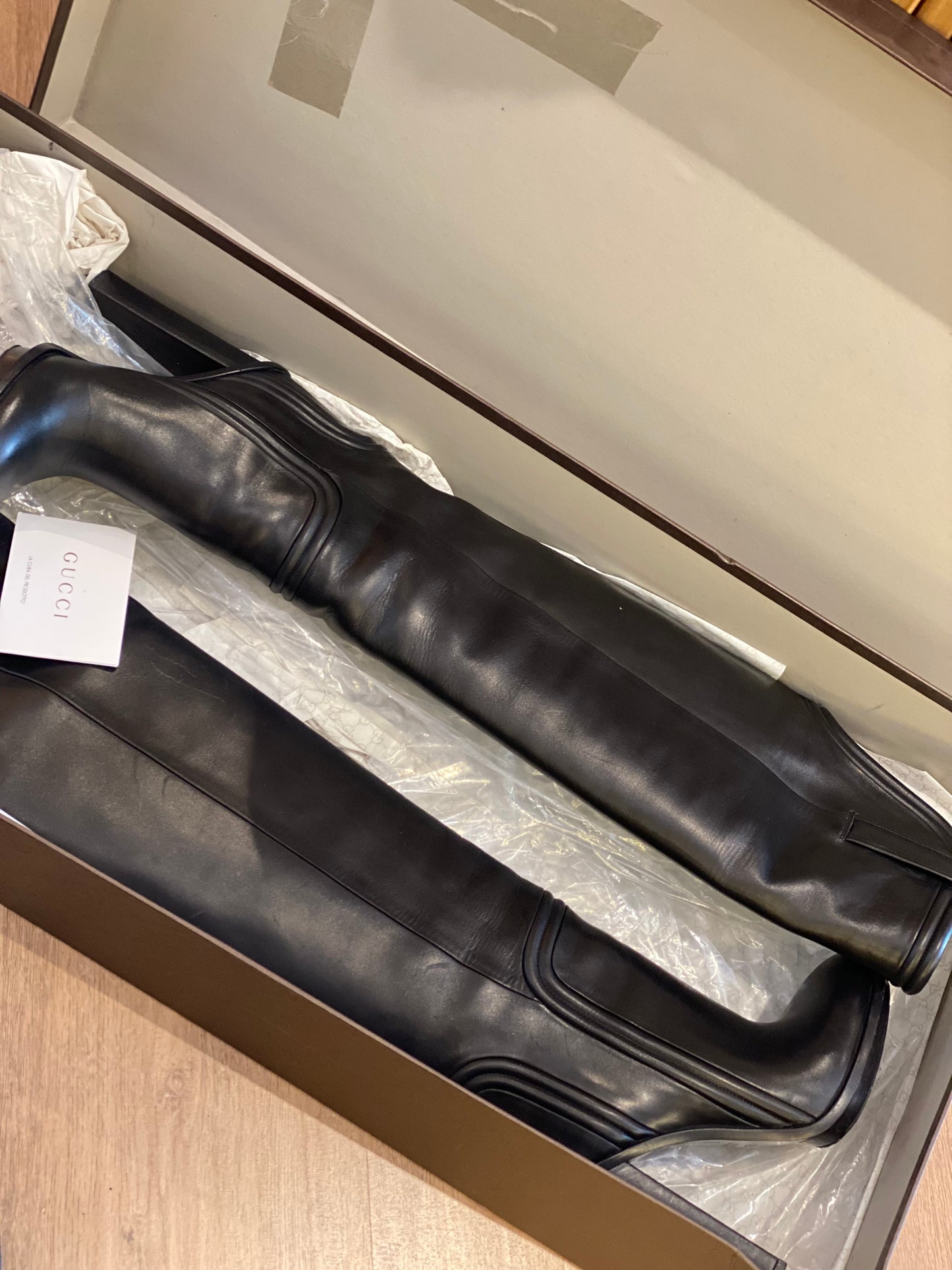 Botas Gucci Lifford Knee High (37.5)