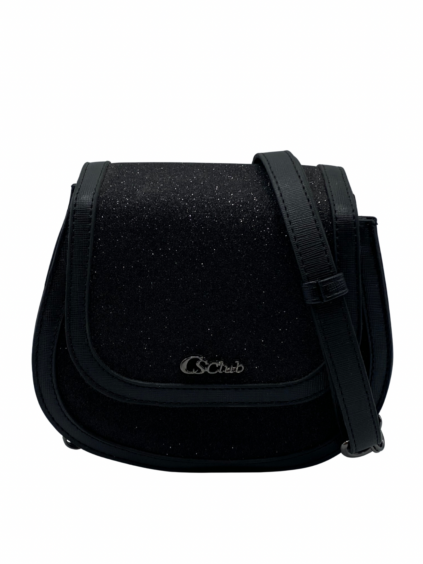 Bandolera Negra Brillante Cs Club