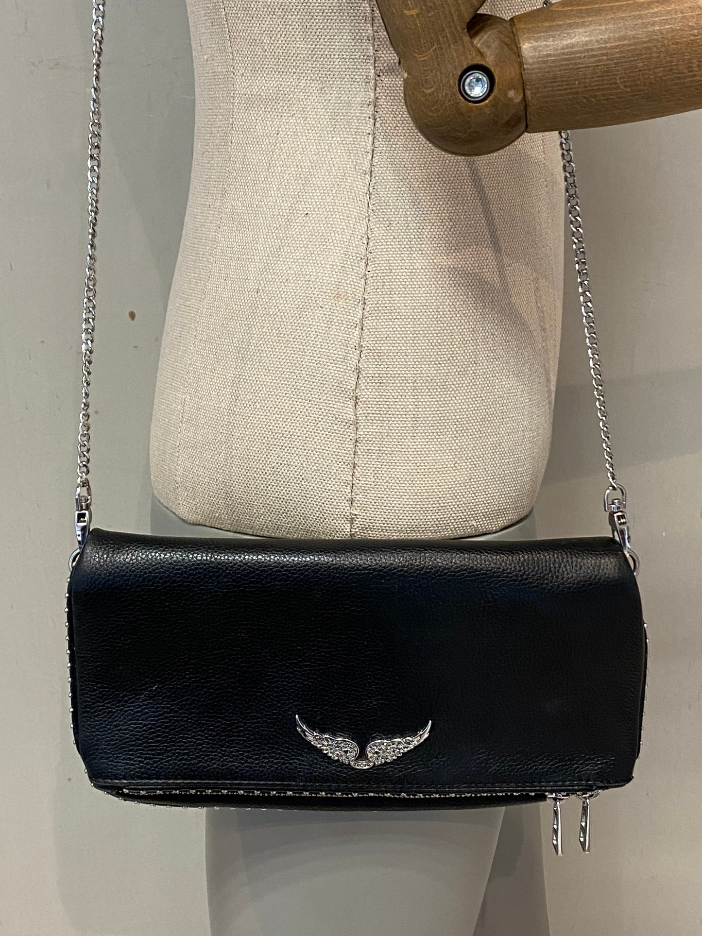 Bolso Negro Zadig & Voltaire Rock