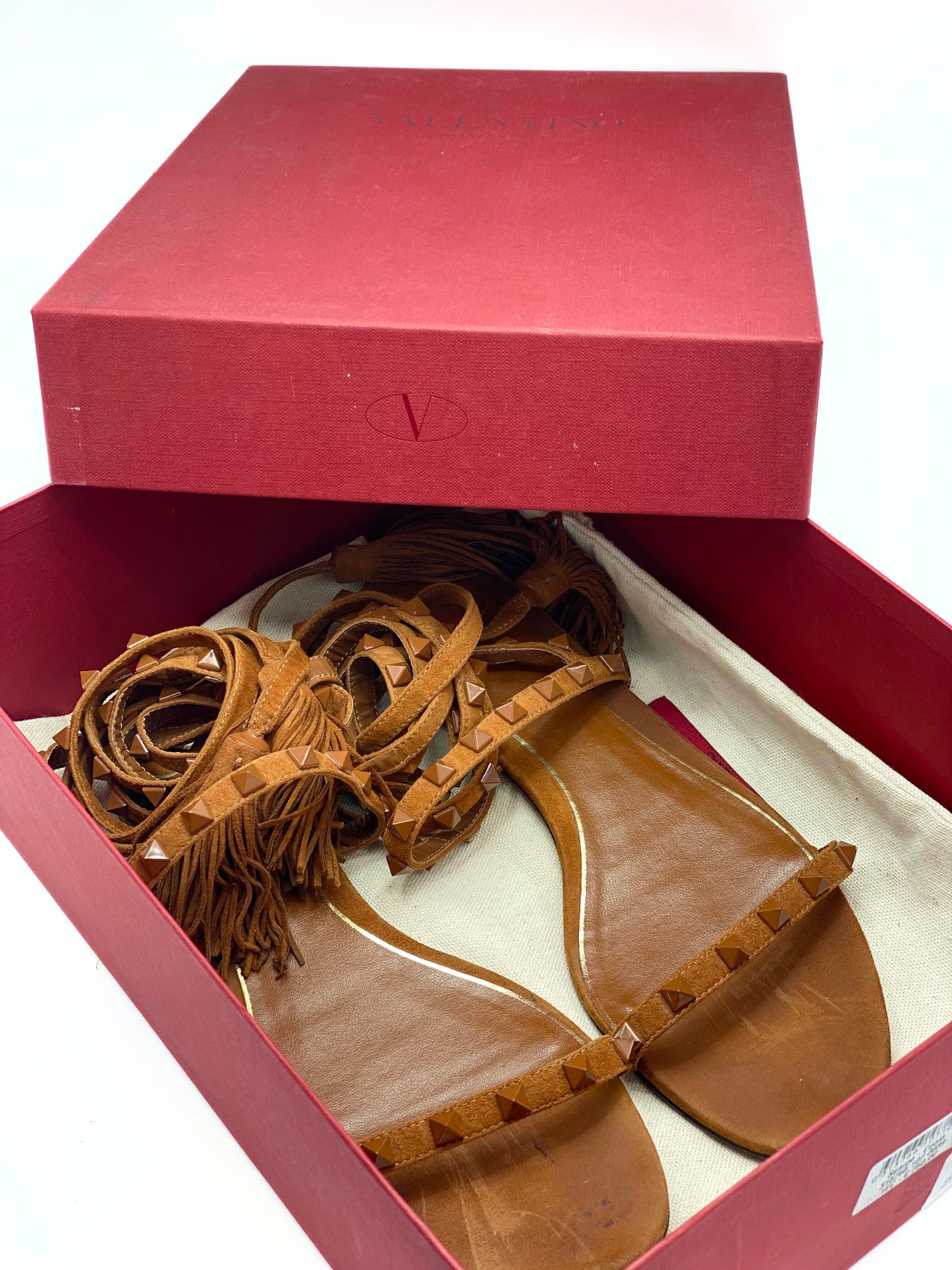 Sandalia Valentino Rockstud Lace Up (EU 39)
