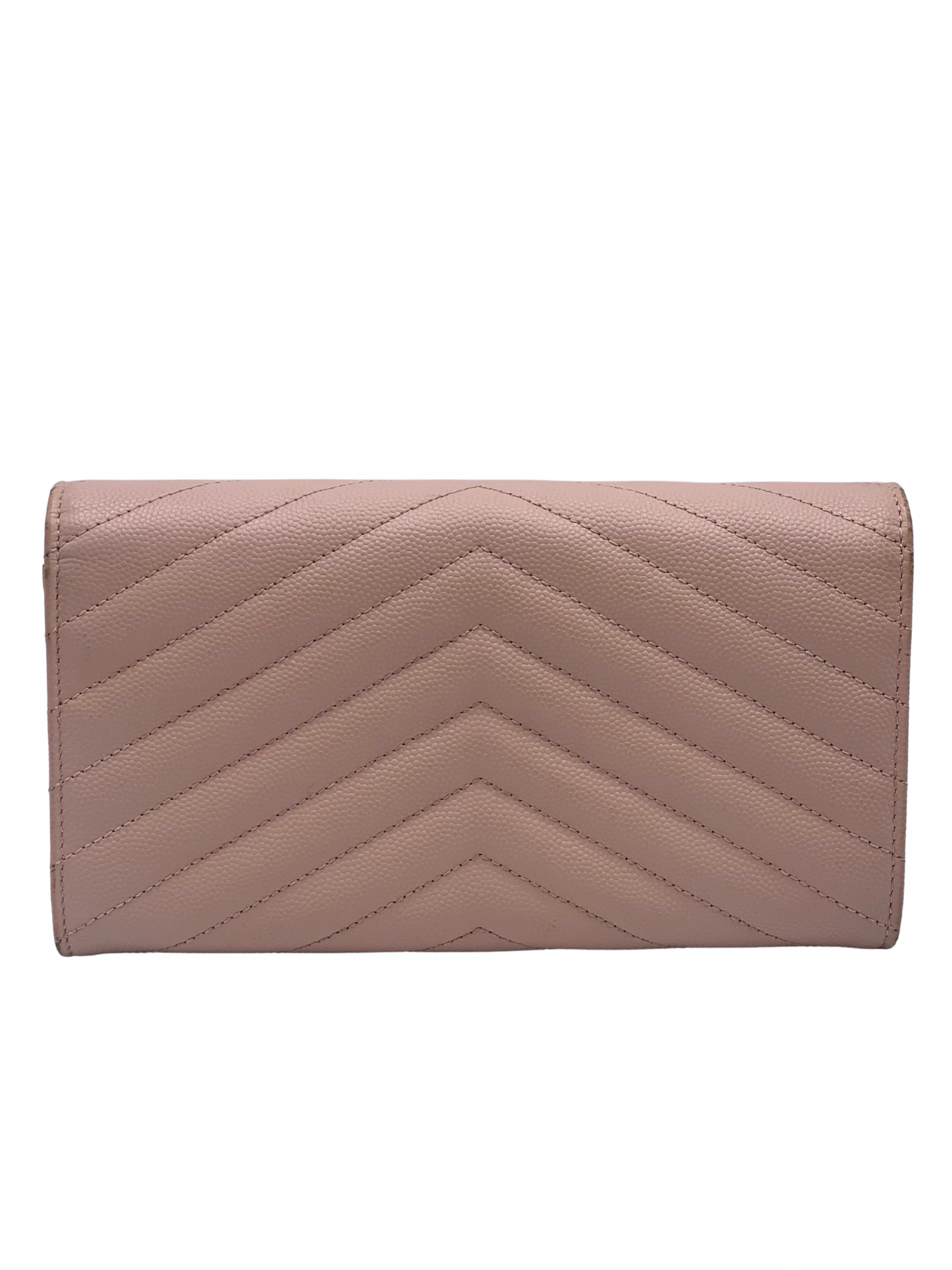 Billetera Rosada YSL Con Detalles