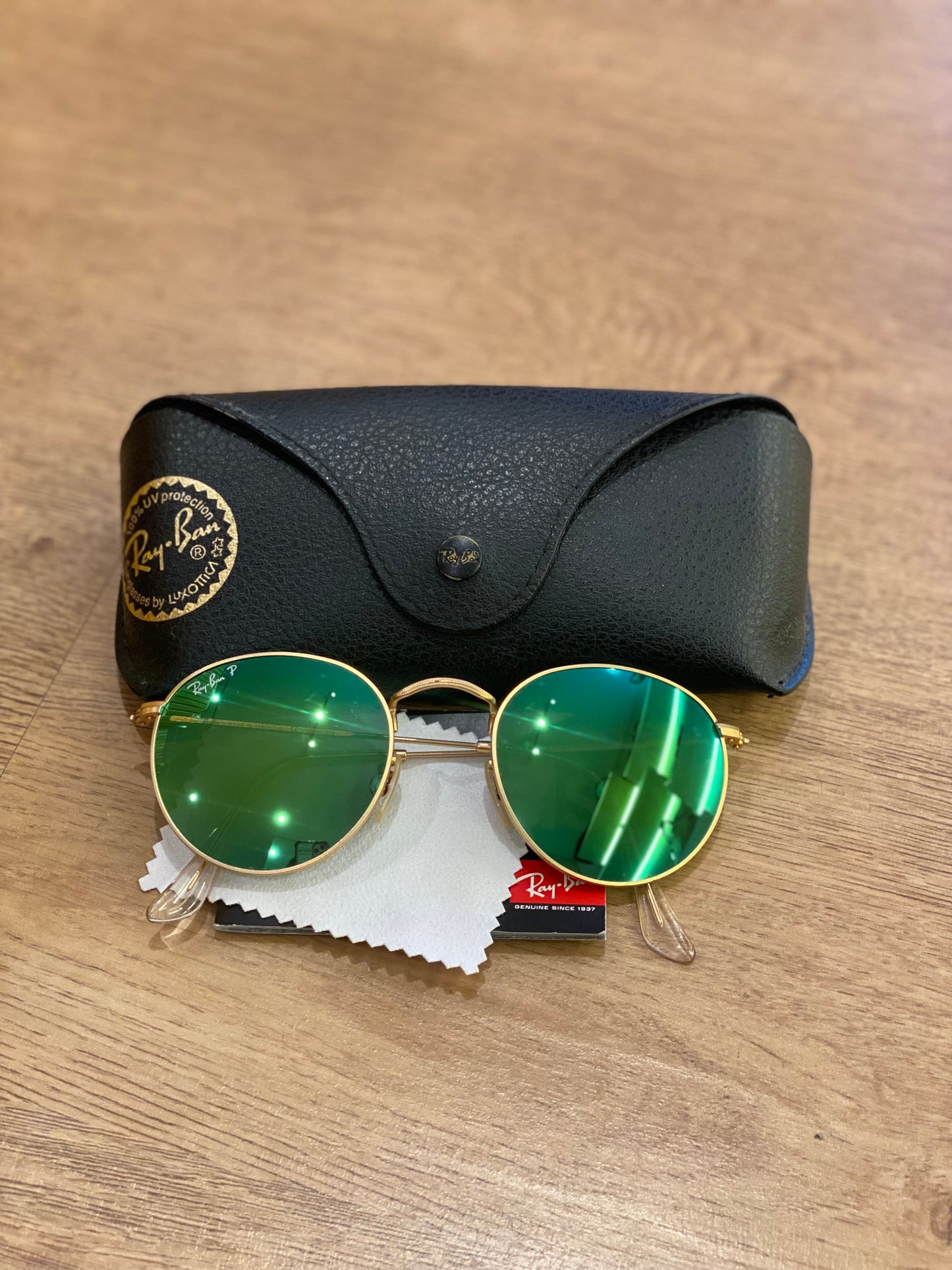Lente de Sol Ray-Ban Round Metal R3447