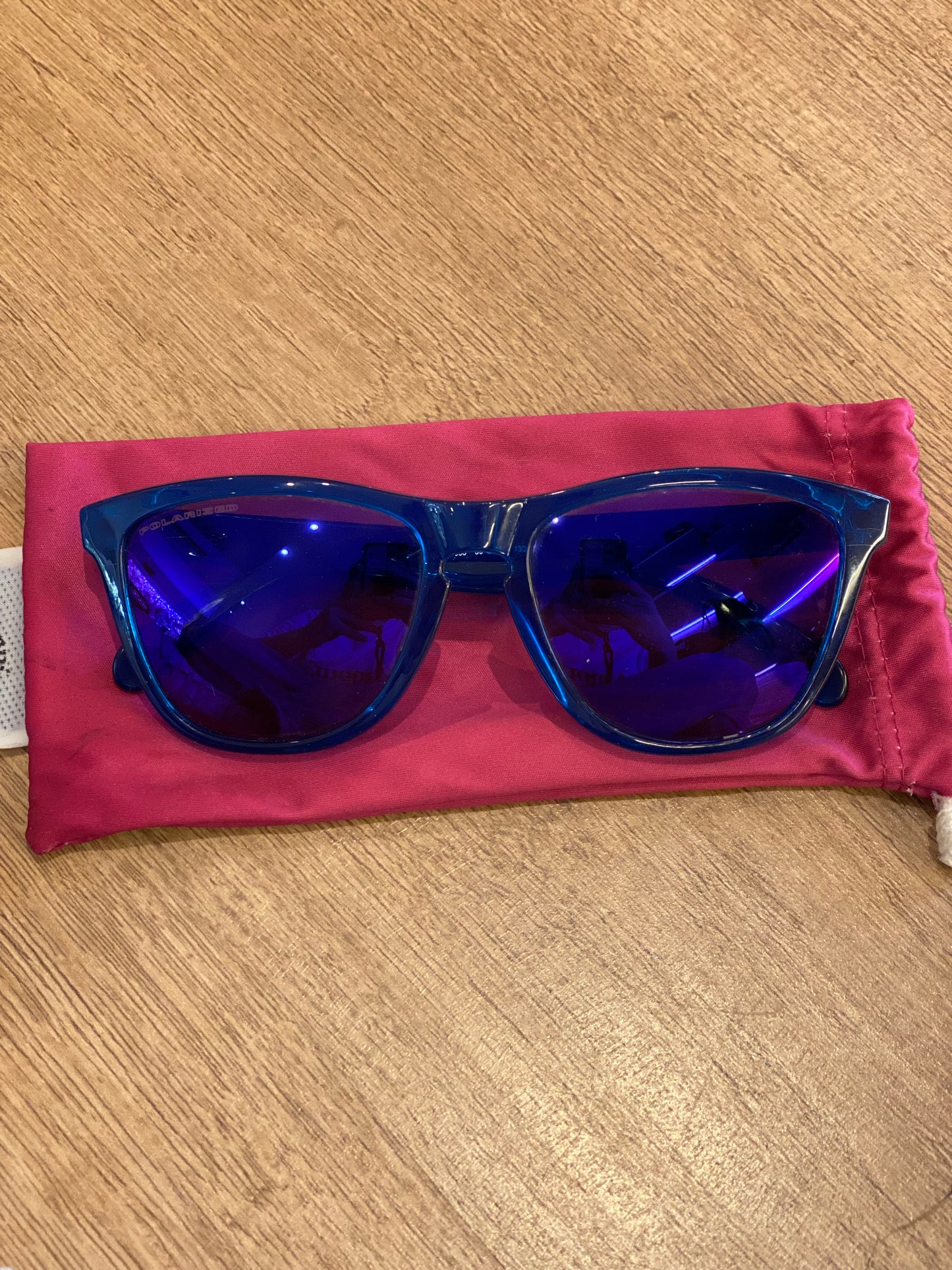 Lente de Sol Oakley Frogskins Blue