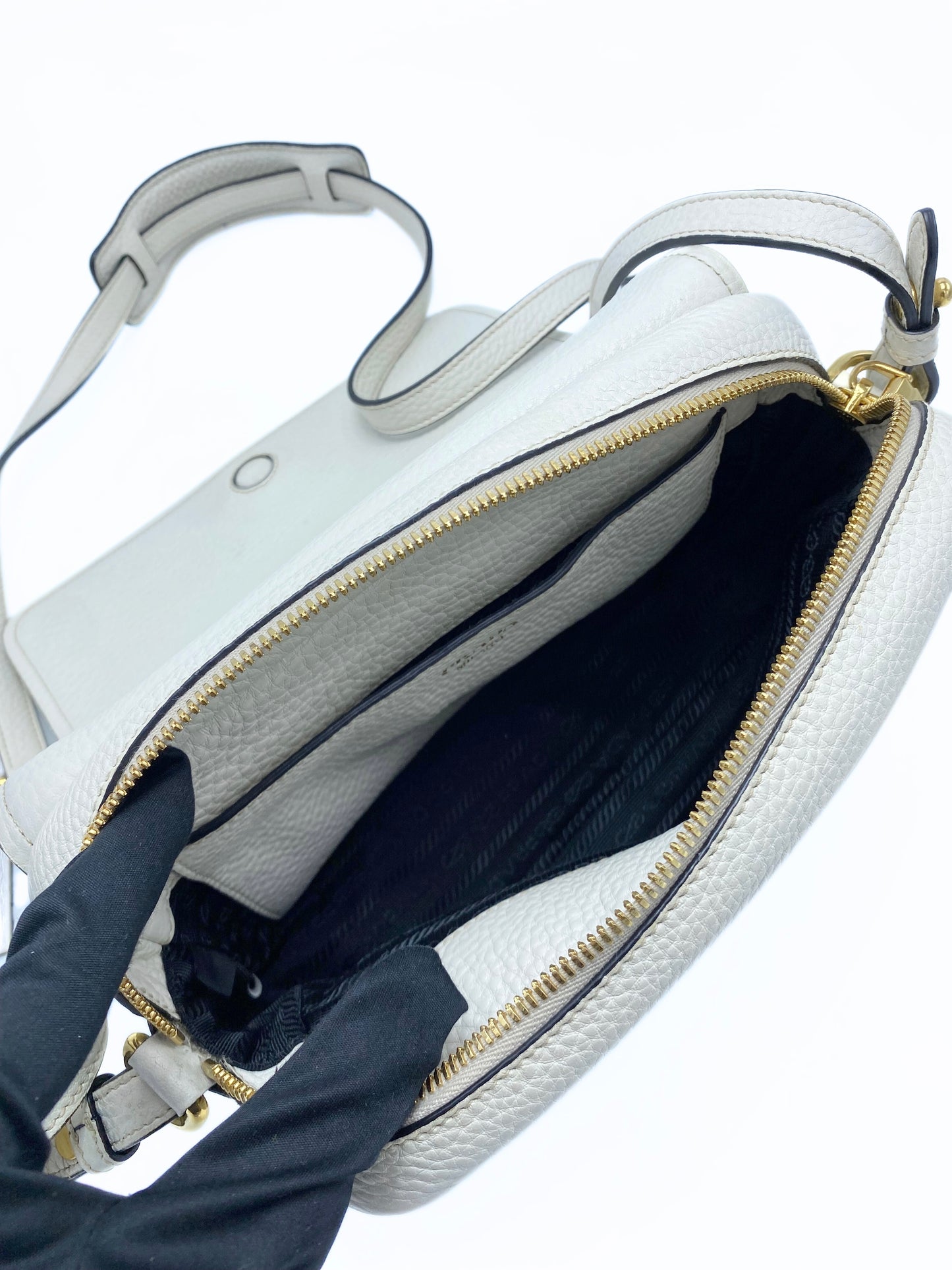Bandolera Prada Vitello Phenix Flap