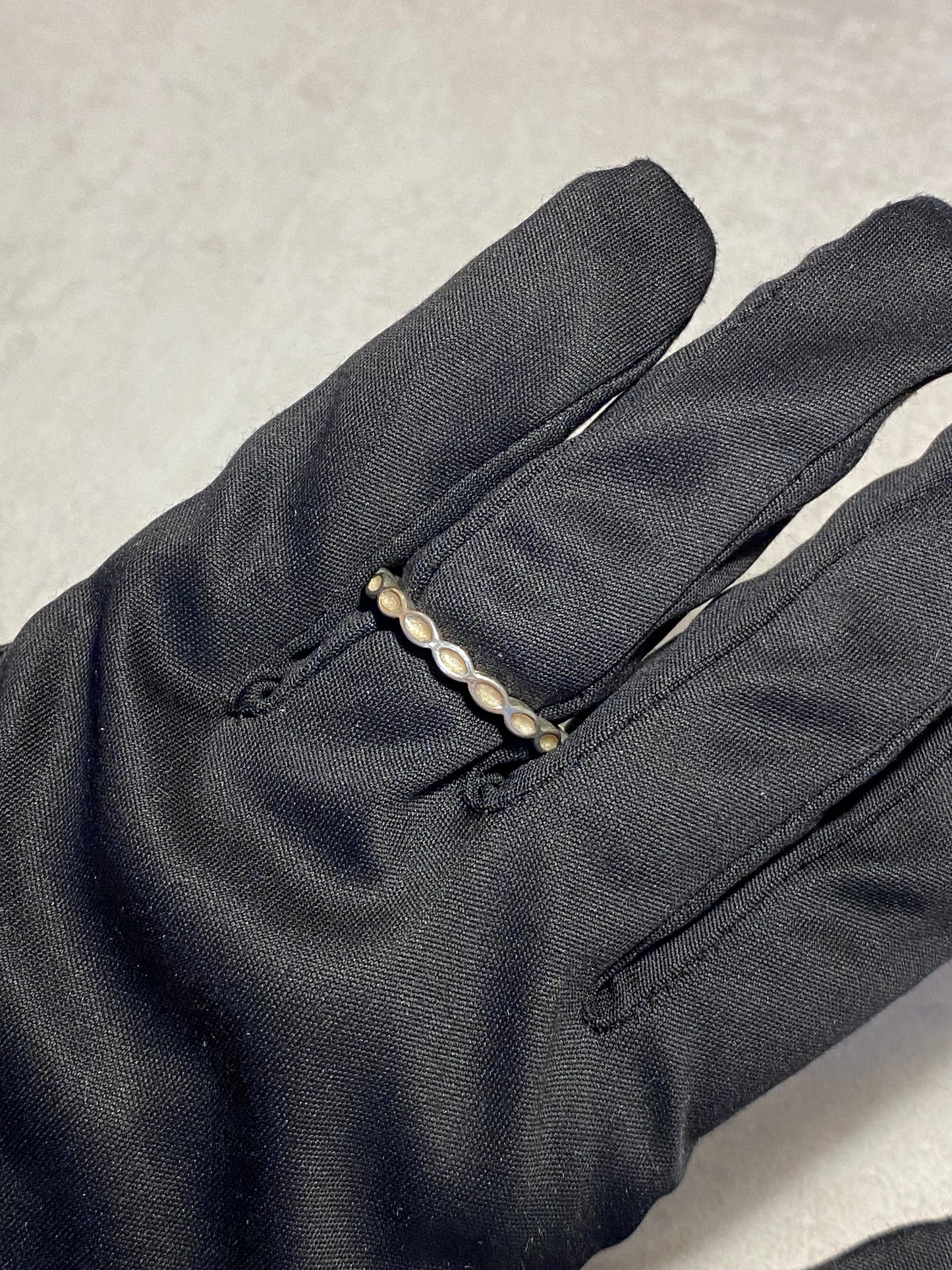 Anillo Pandora White Enamel