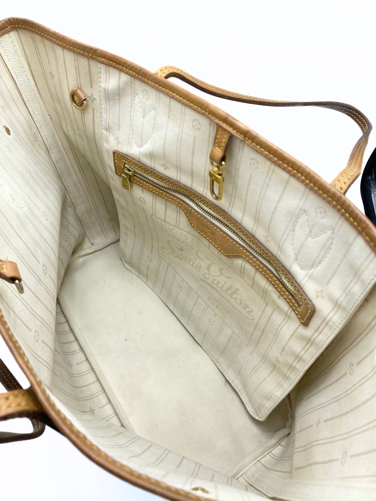 Cartera Louis Vuitton Neverfull Damier Azur MM