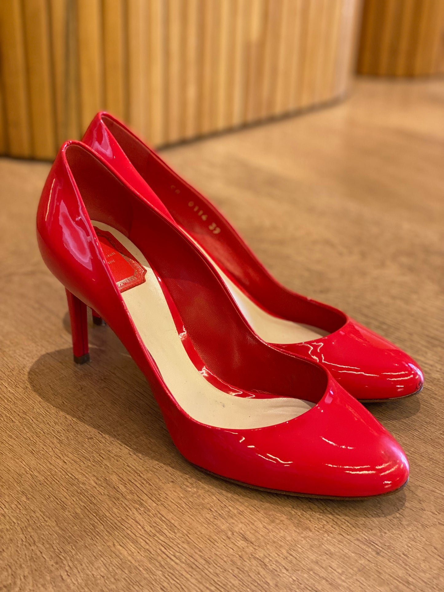 Zapato Dior Red de Charol (39)