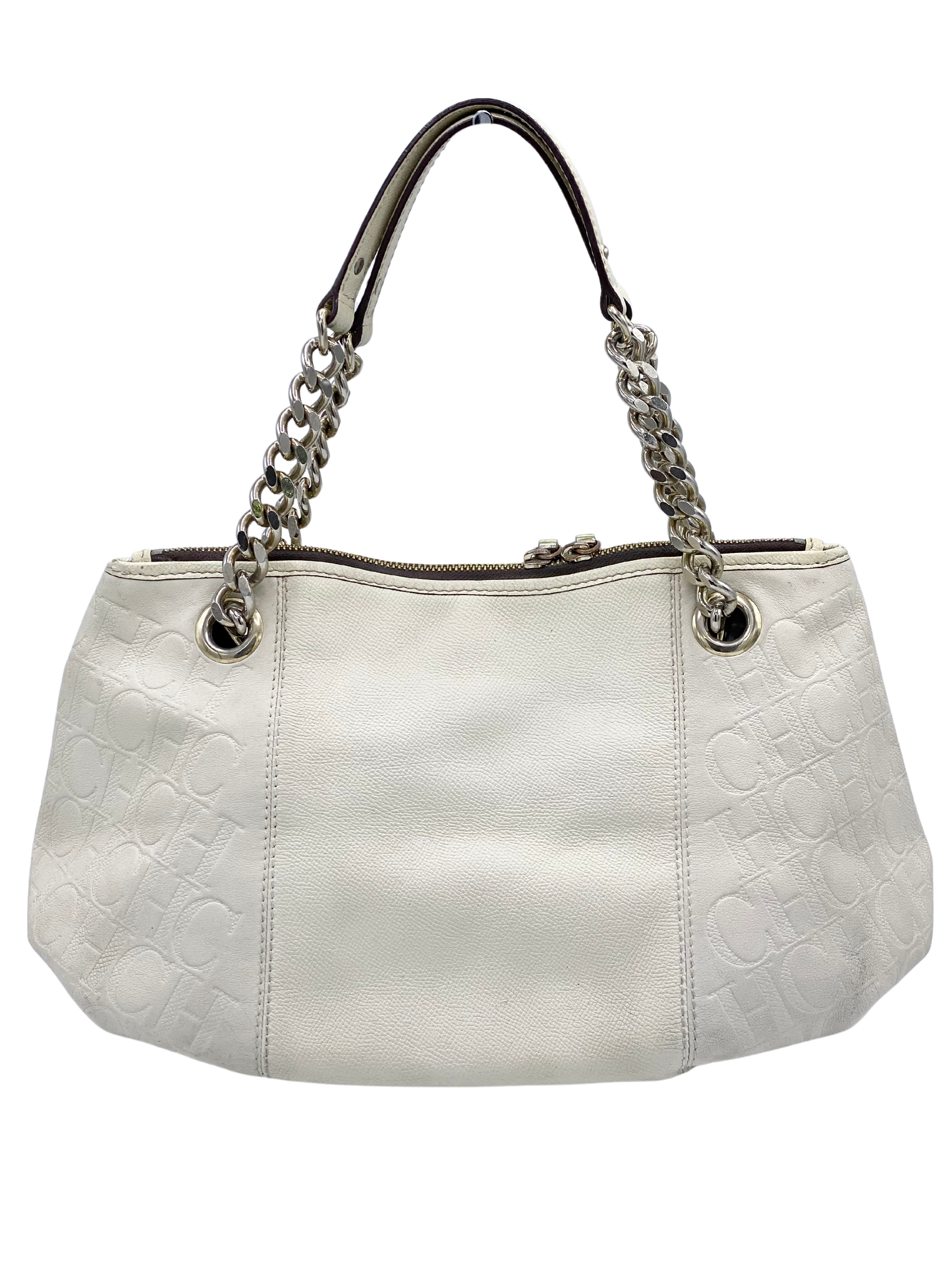 Cartera Carolina Herrera Shopper Locked Monogram