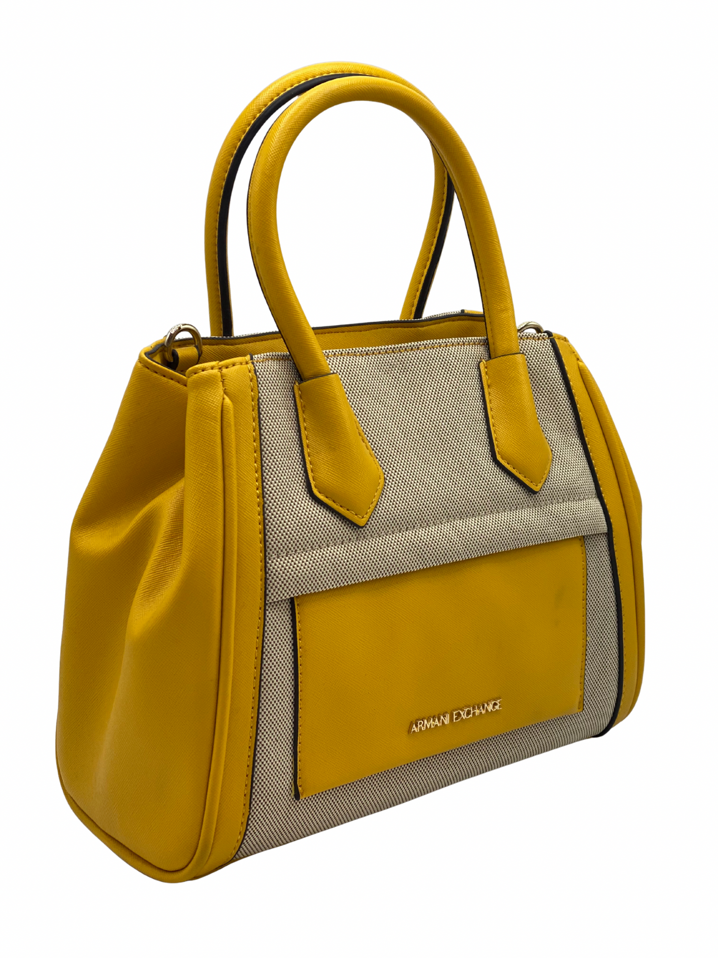 Bolso de Mano Amarillo Armani Exchange