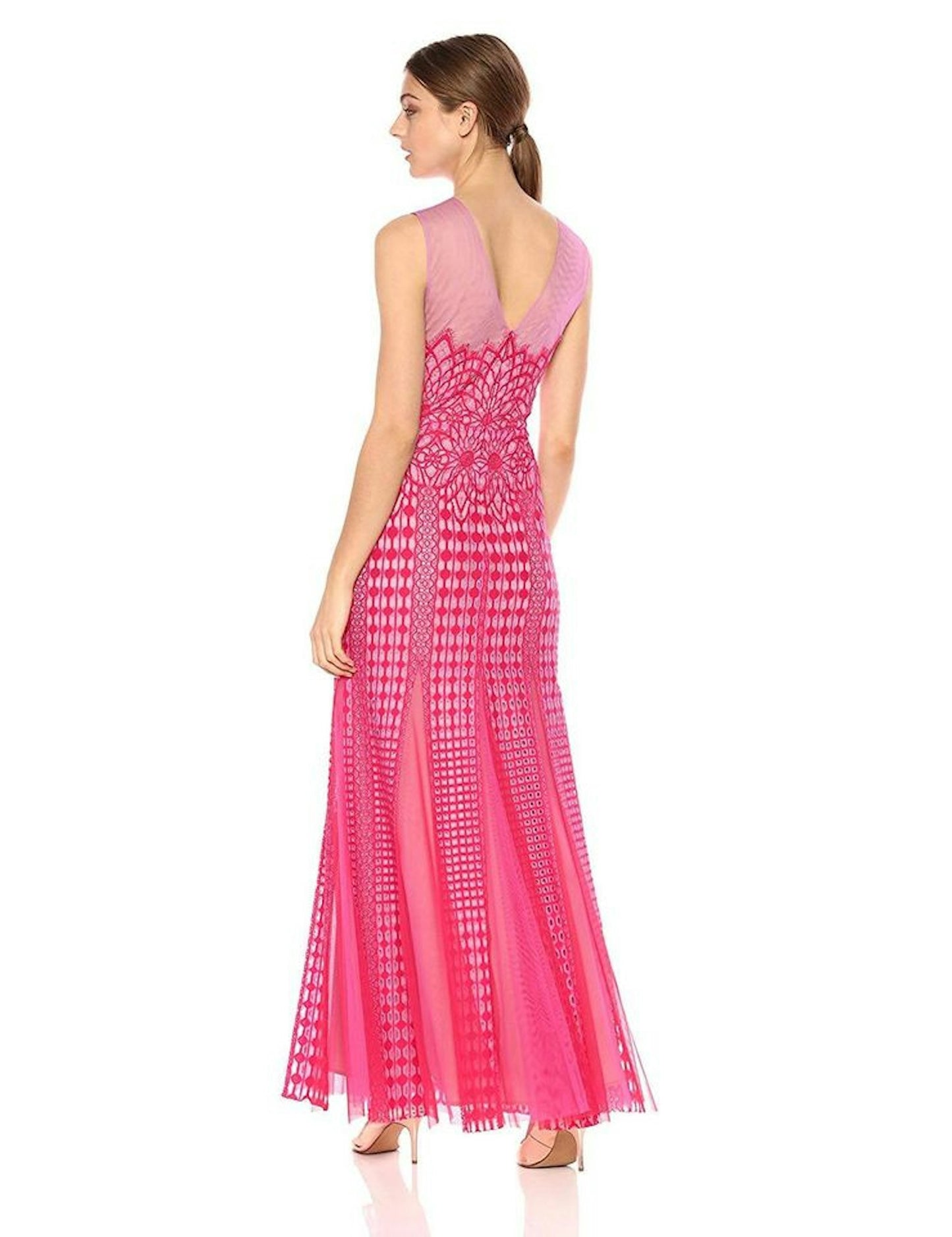 Vestido BCBG Max Azria Rosa (Talle M)