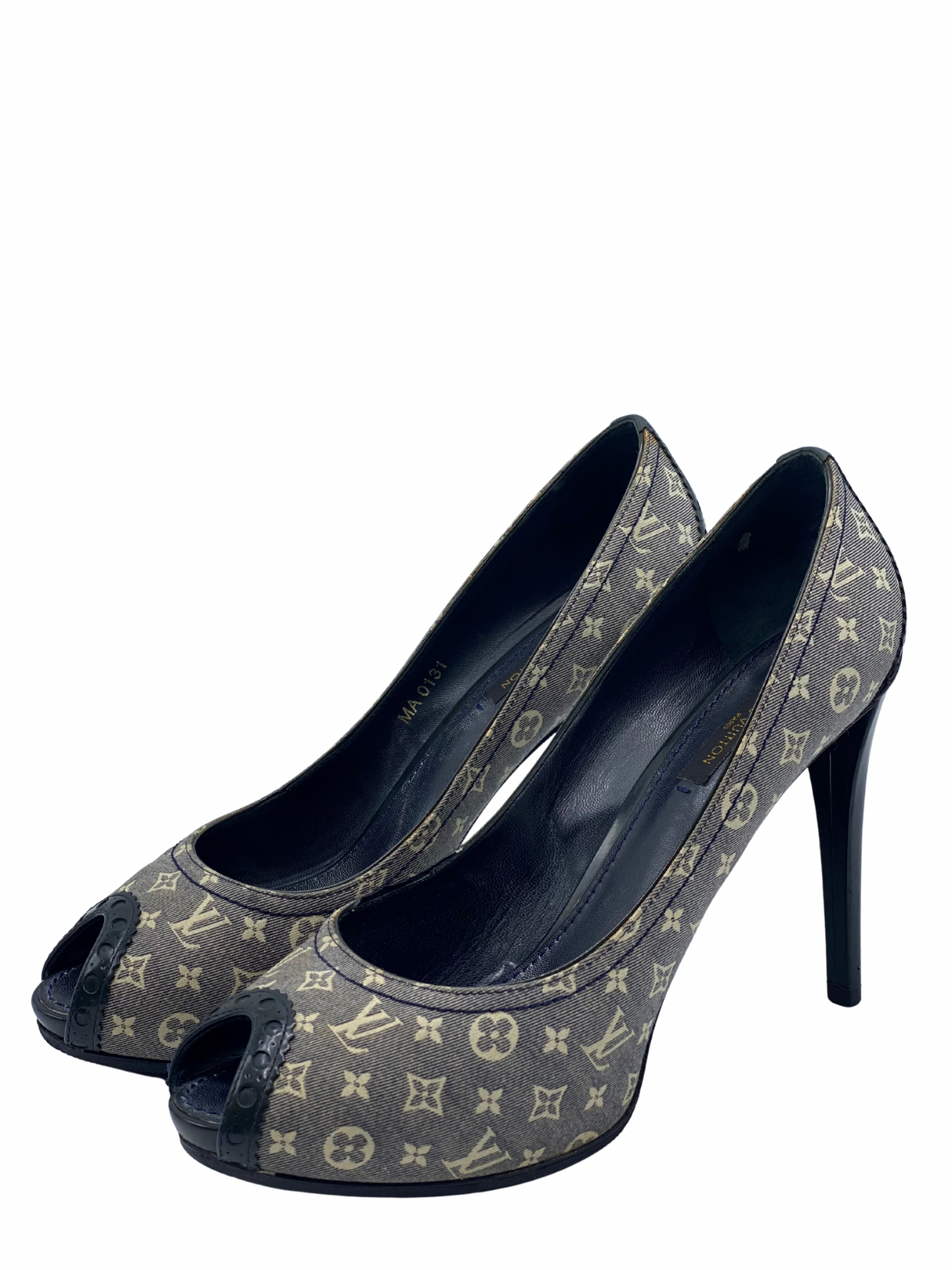 Pumps Peep-Toe Louis Vuitton Monogram (39)