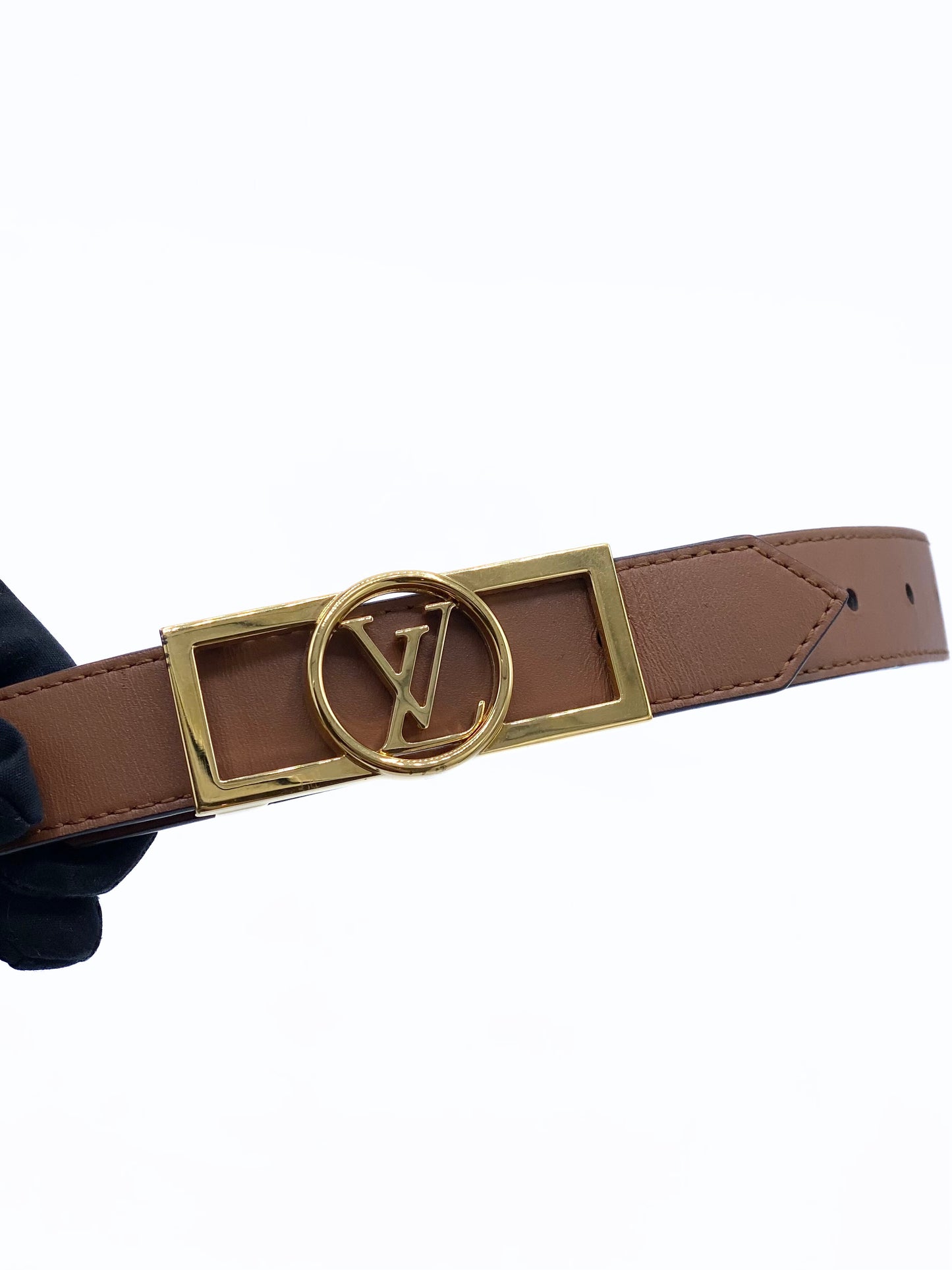 Cinto Louis Vuitton Dauphine Reversible 85 cm