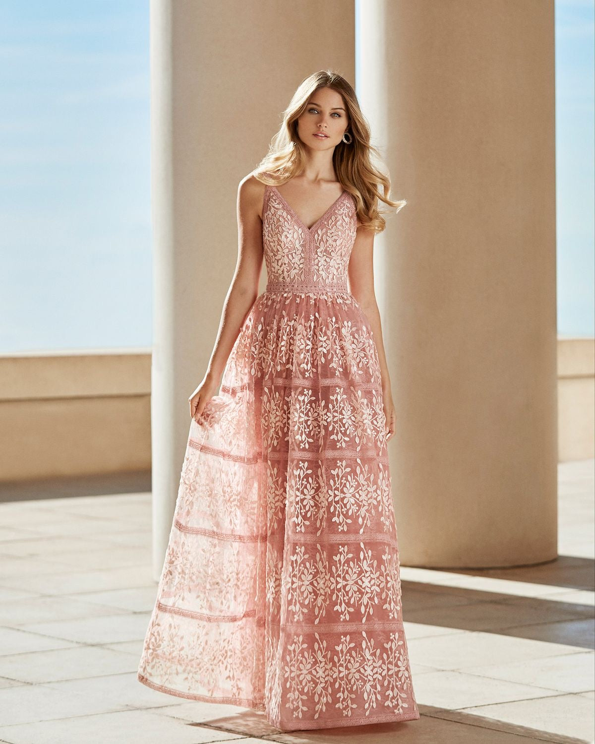 Vestido Rosa Clará Nuevo (Talle S)