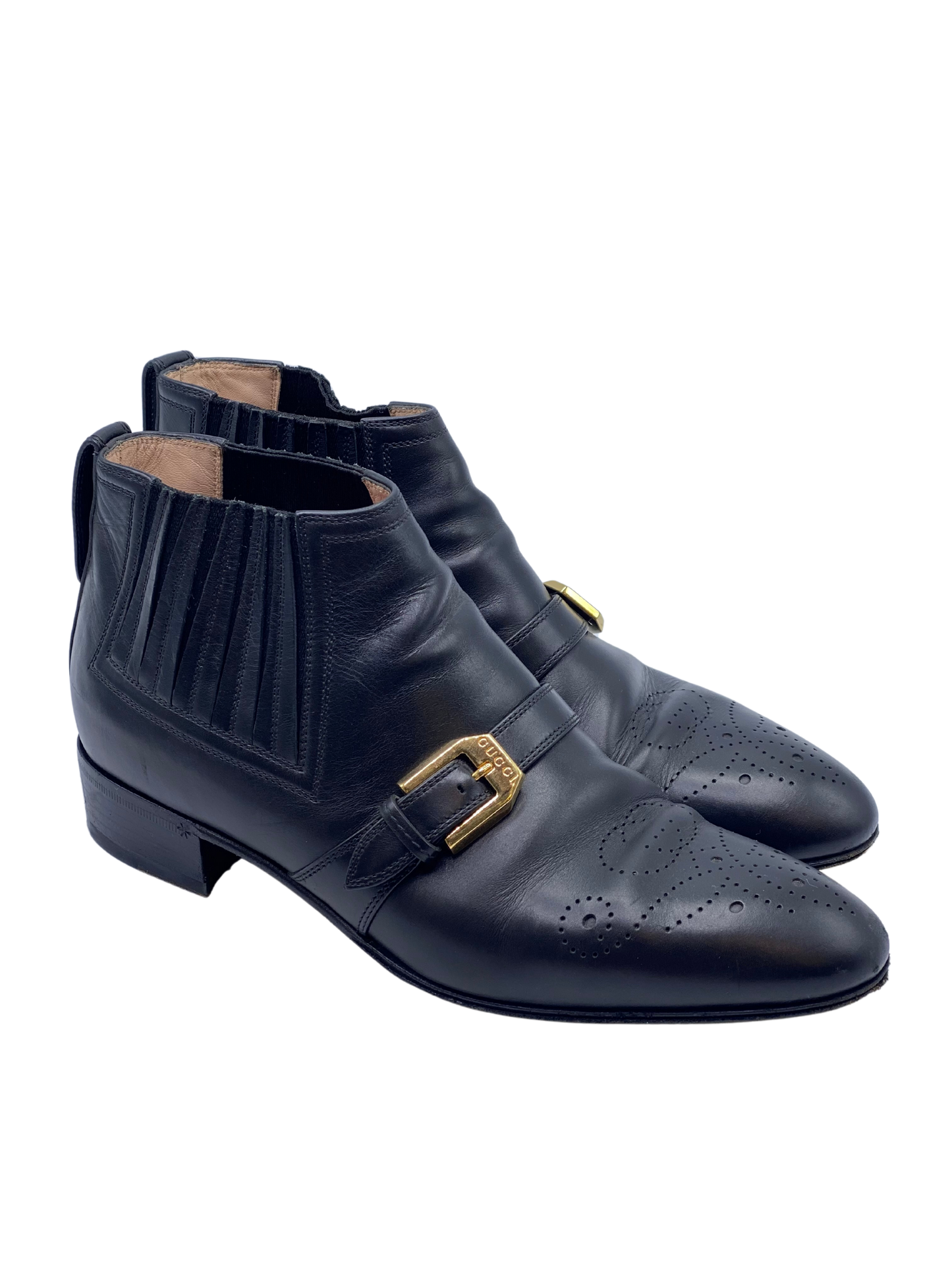 Botas Gucci G Brogue Western (38)