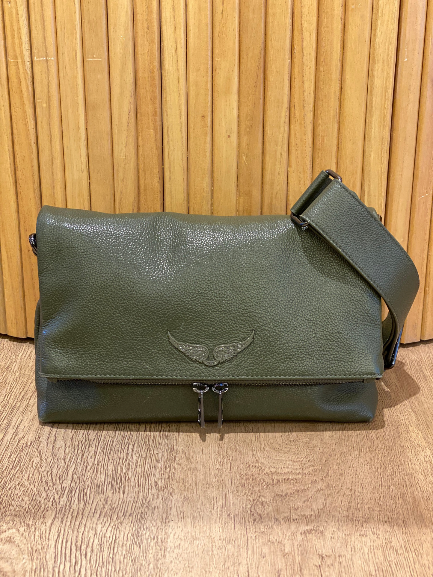 Bandolera Zadig & Voltaire Rocky Bag Verde