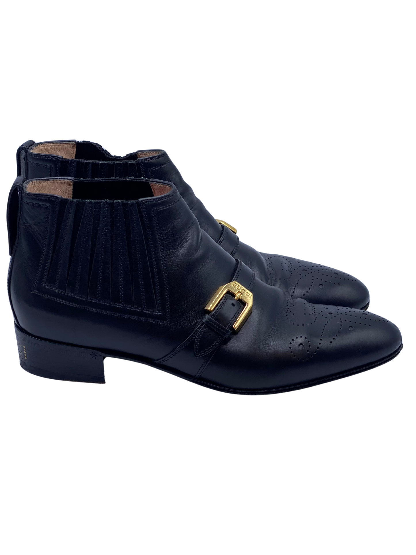 Botas Gucci G Brogue Western (38)