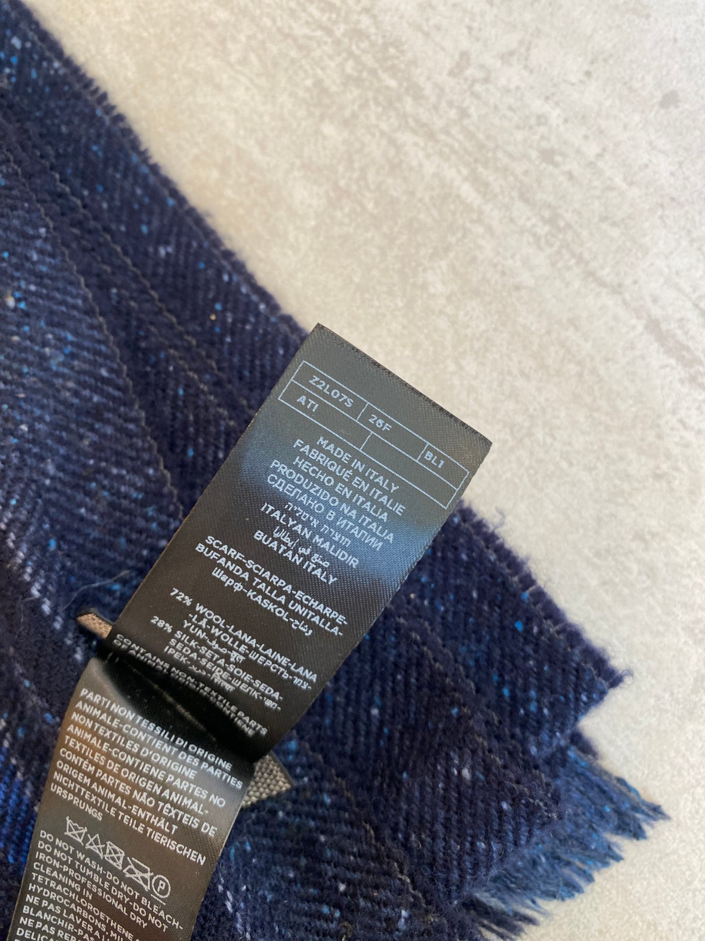 Bufanda Emernegildo Zegna de Cashmere